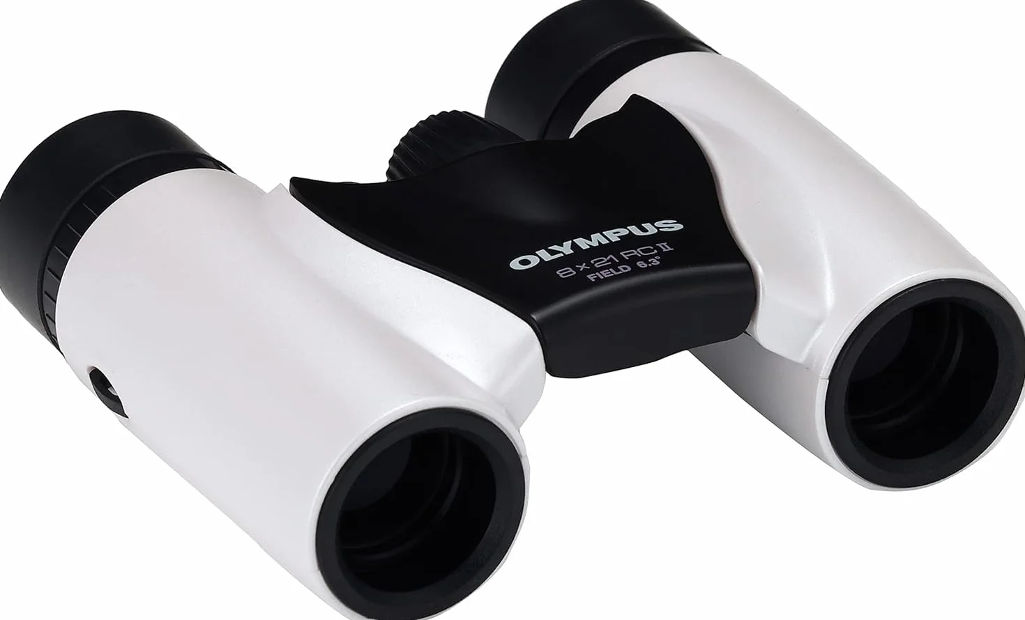Olympus 8x21 Lornetka RC II perłowa biel lekka kieszonkowa przenośna kompaktowa z UV zoom 8x