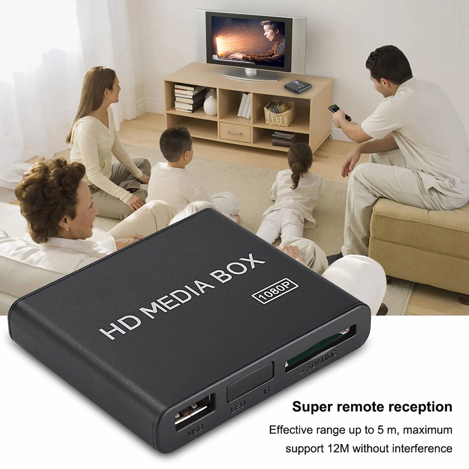 Mini Box Full HD 1080p Odtwarzacz Multimedialny mediaplayer hdmi Szeroka Kompatybilno??, Doskona?e Dekodowanie, Pi?kny Wygl?d, Wtyczka Europejska dla Telewizora Streamingklienter
