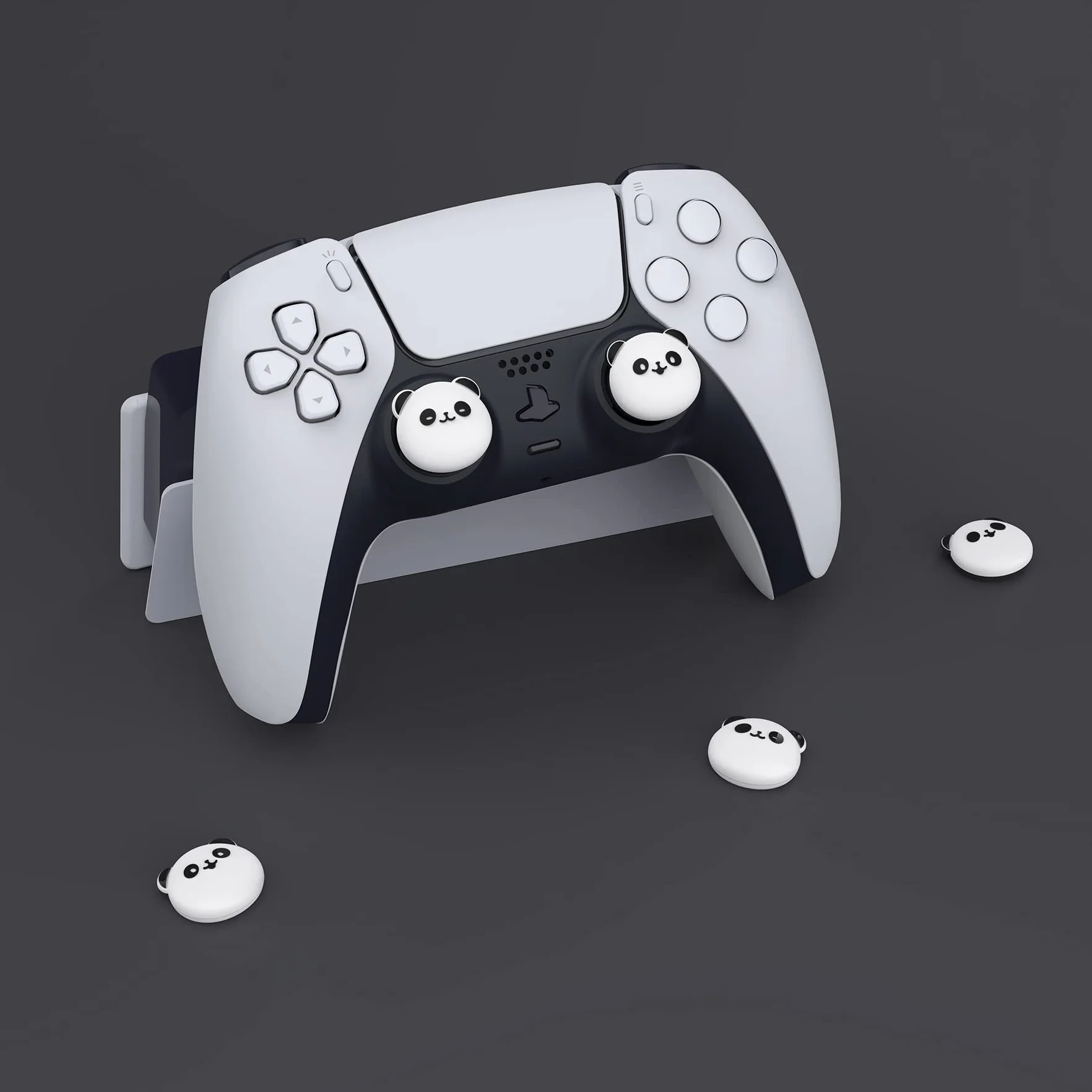 PlayVital 4PCS Thumb Grip Caps do PS5 Controller Nakładki na kciuk PS4 Analogowa Osłona Sztyftu Xbox Series X/S Switch Pro