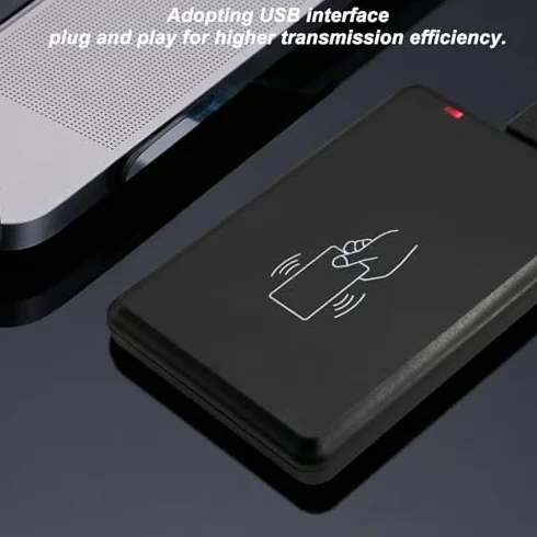 Czytnik Karty IC Portable 13.56 MHz Wysoka częstotliwość Inteligentna Szybka Odczyt System Kontroli Dostępu Szybka odpowiedź z Kablem USB do Zabezpieczenia Domu RFID