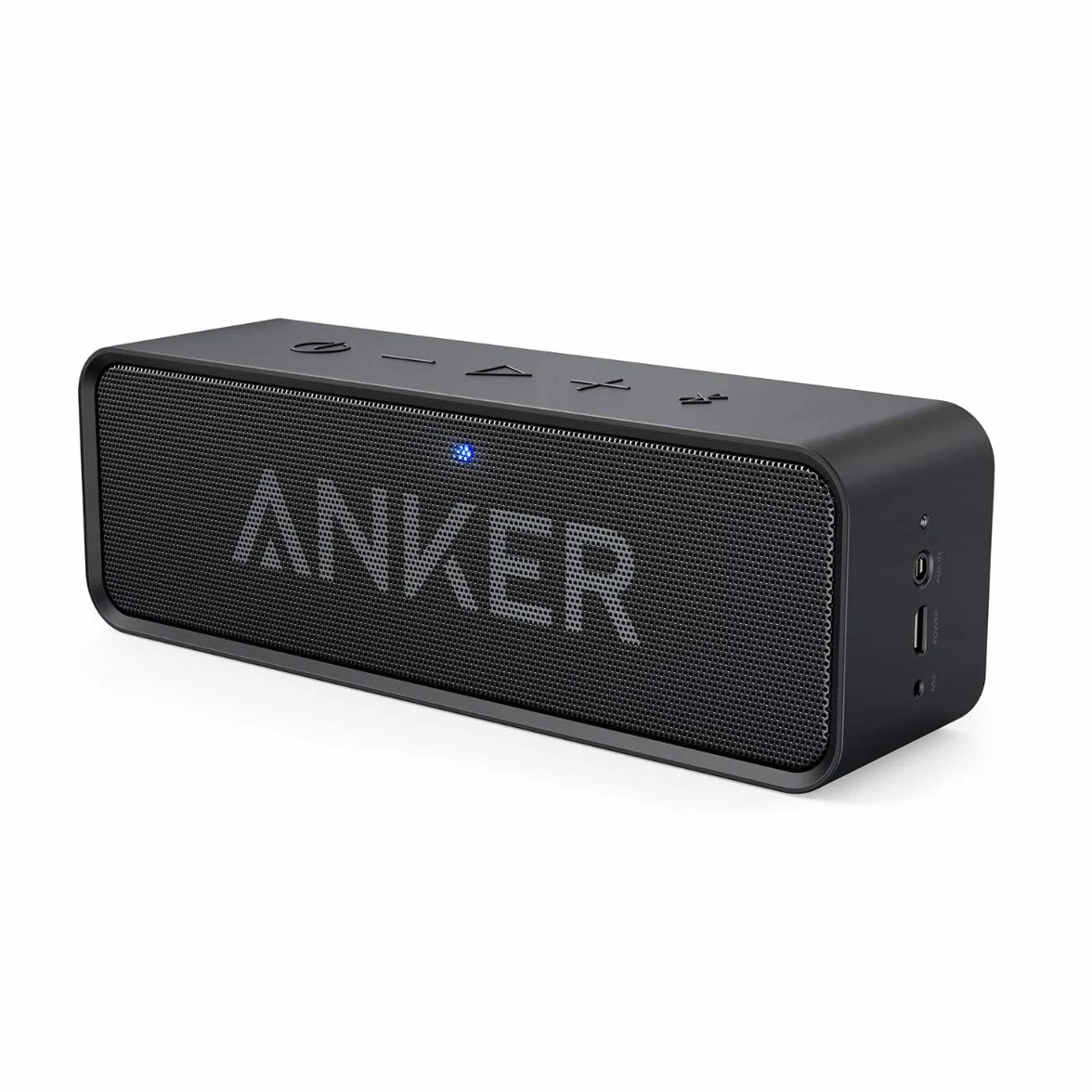 Ulepszony głośnik Bluetooth Soundcore firmy Anker, wodoodporność IPX5, dźwięk stereo, bateria wystarczająca na 24 godziny, kompaktowy głośnik bezprzewodowy do iPhone'a, Samsunga i innych urządzeń