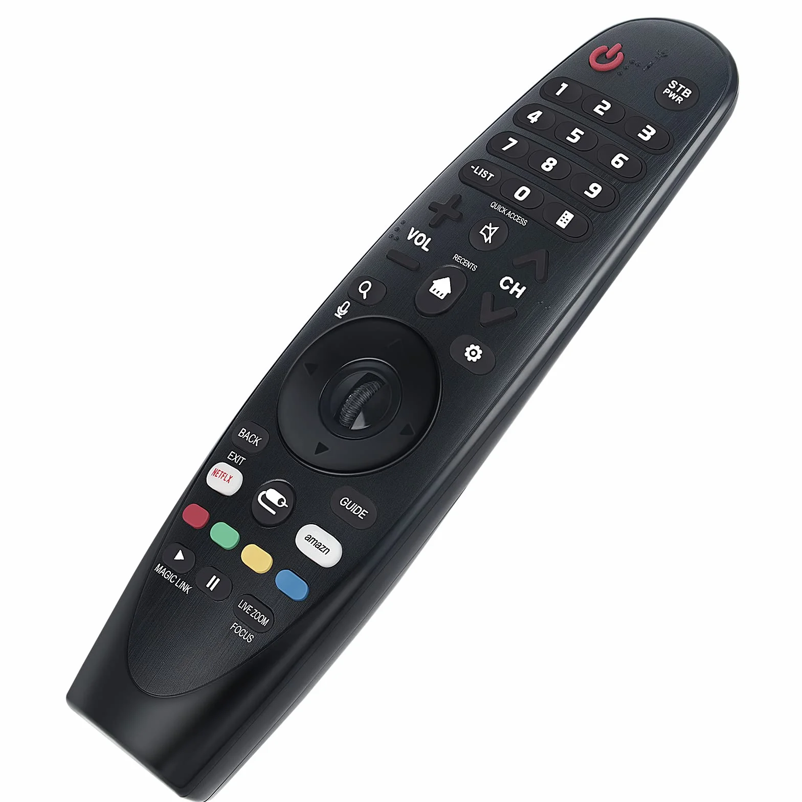 Nowy an-zamiennik pilot zdalnego sterowania - mr650a zamiennik do telewizora na podczerwień pasujący do LG Smart 4K Super UHDTV