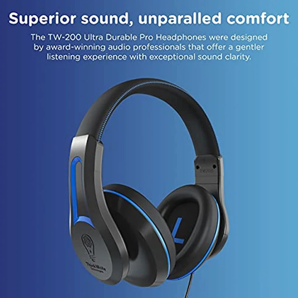 Ultra Durable Pro, TW200, słuchawki nauszne klasy premium redukujące hałas (gniazdo 3,5 mm)