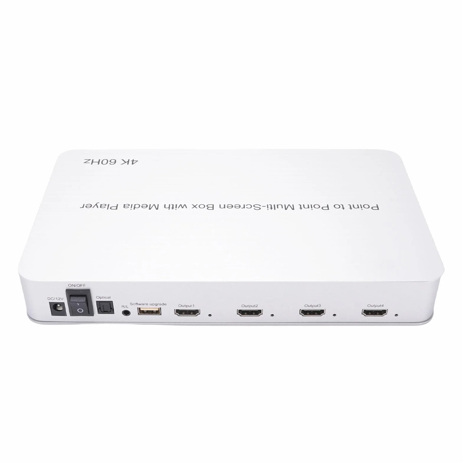 Matybobe Rozgałęźnik 4K Multiviewer Interfejs Multimedialny HD 60 Hz Punkt do Punktu Multi Viewer do Kina Domowego (Wtyczka UE)