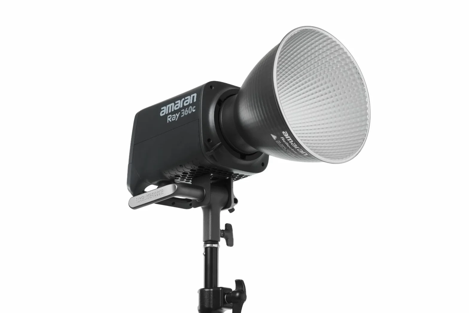 Amaran Ray 360c 360W RGBWW LED Video Monolight, CCT 1800-20000K, sterowanie aplikacją/DMX 12 efektów, wyjście COB 17.130 Lux@1m, silnik OmniColor dla wiernych kolorów, mocowanie Bowens do studio i na