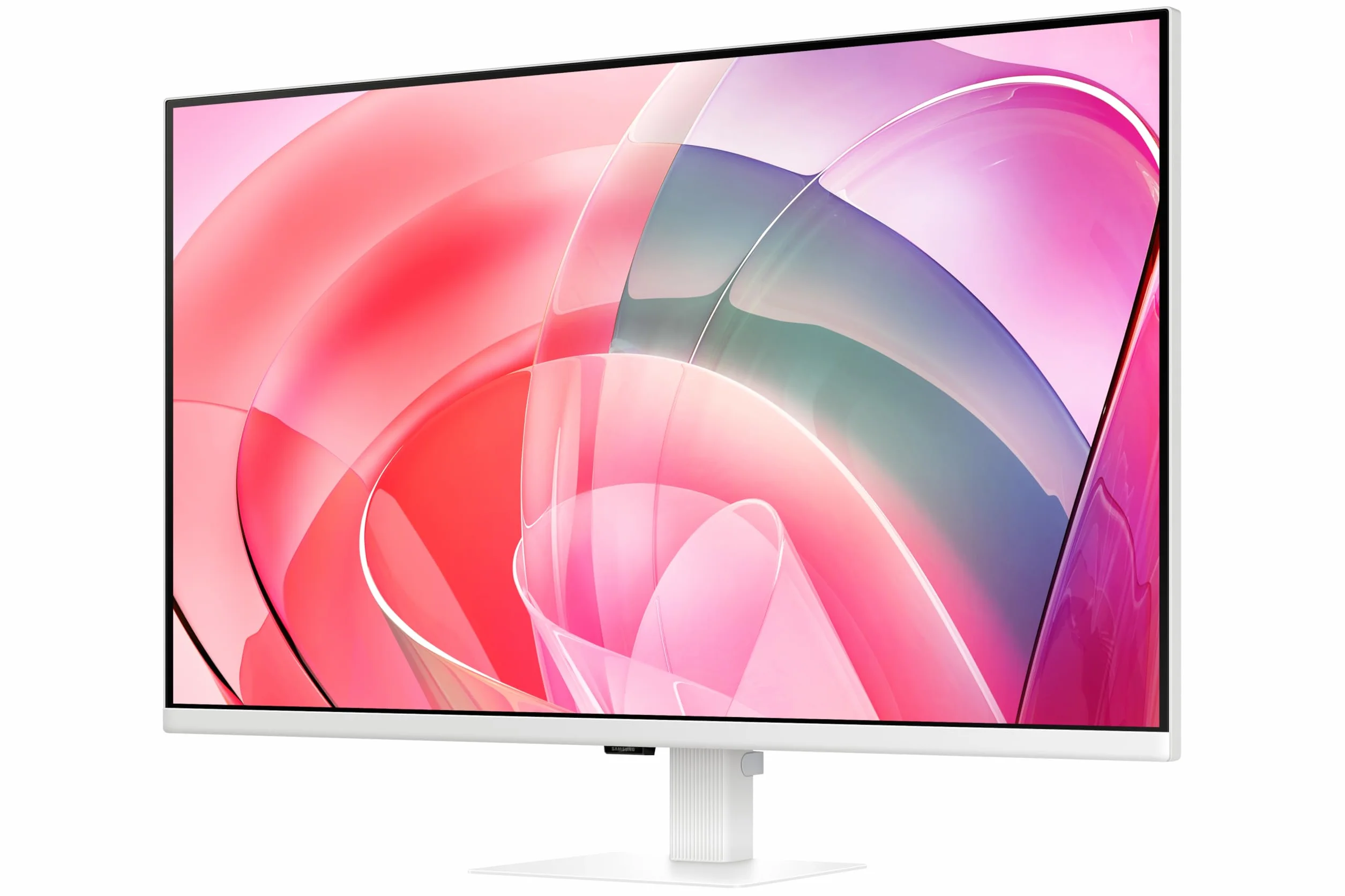 Samsung LS32D701EAU monitor PC 81,3 cm [32] 3840 x 2160 pikseli, 4K Ultra HD LED biały (Samsung Viewfinity S7 32 4K, HDMI, USB, Displayport)