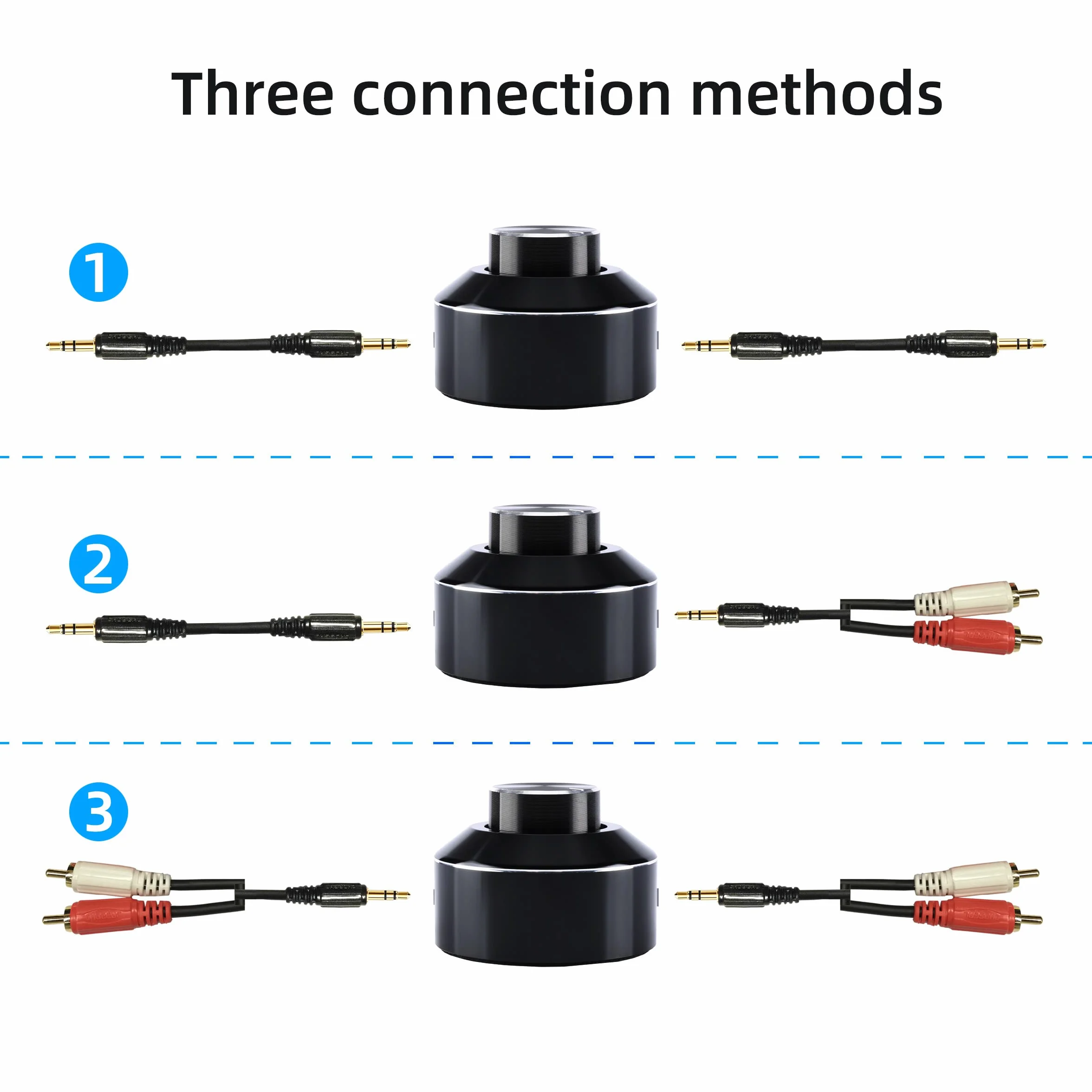 Mini regulator głośności 3,5 mm HiFi wzmacniacz przełącznik pokrętło regulacji głośności audio PC telefon głośnik