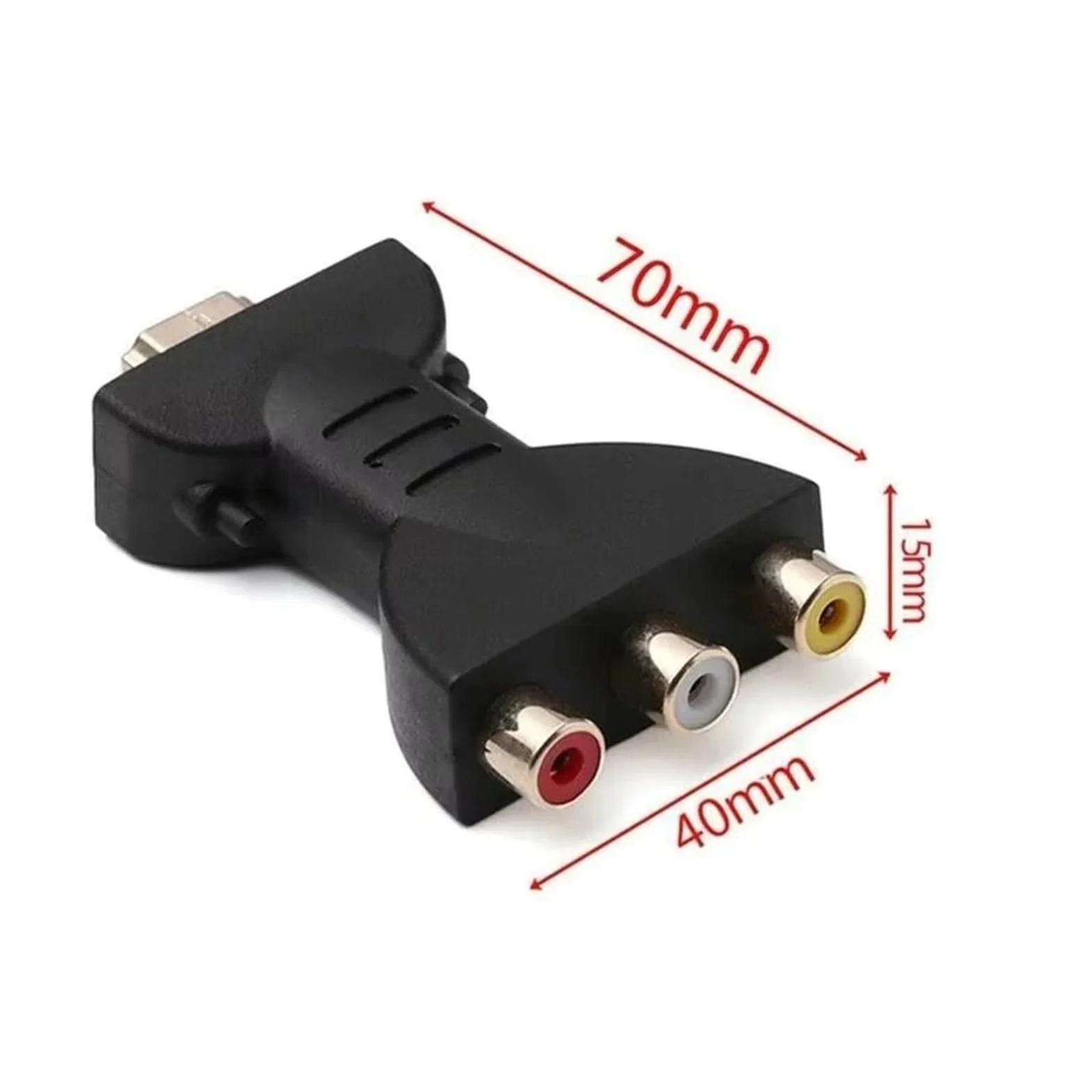 Adapter HDMI do RCA HDTV2AV Converter 3RCA Audio Video for TV DVD