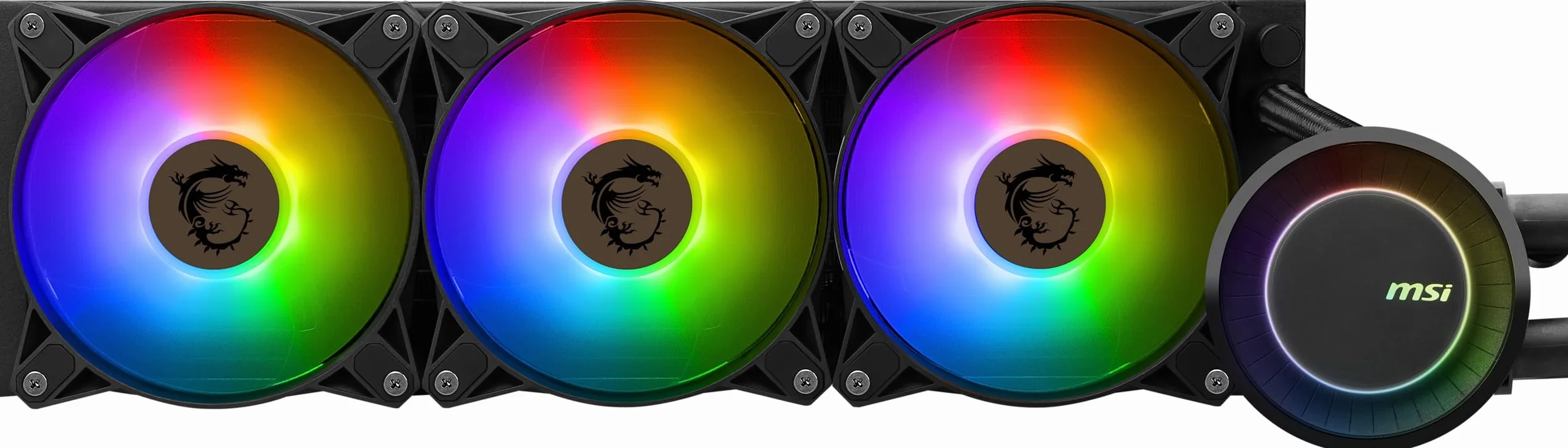 MSI MAG CORELIQUID E360 - AIO RGB CPU chłodzący ciecz - grzejnik 360 mm, 3 x 120 mm wentylatory ARGB PWN
