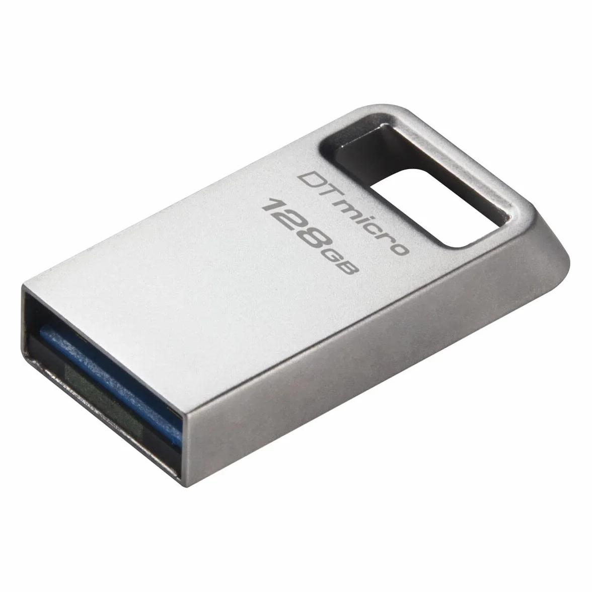 Kingston DataTraveler Micro USB Flash Drive 128 GB 200 MB/s Metal USB 3.2 Gen 1 - DTMC3G2/128GB