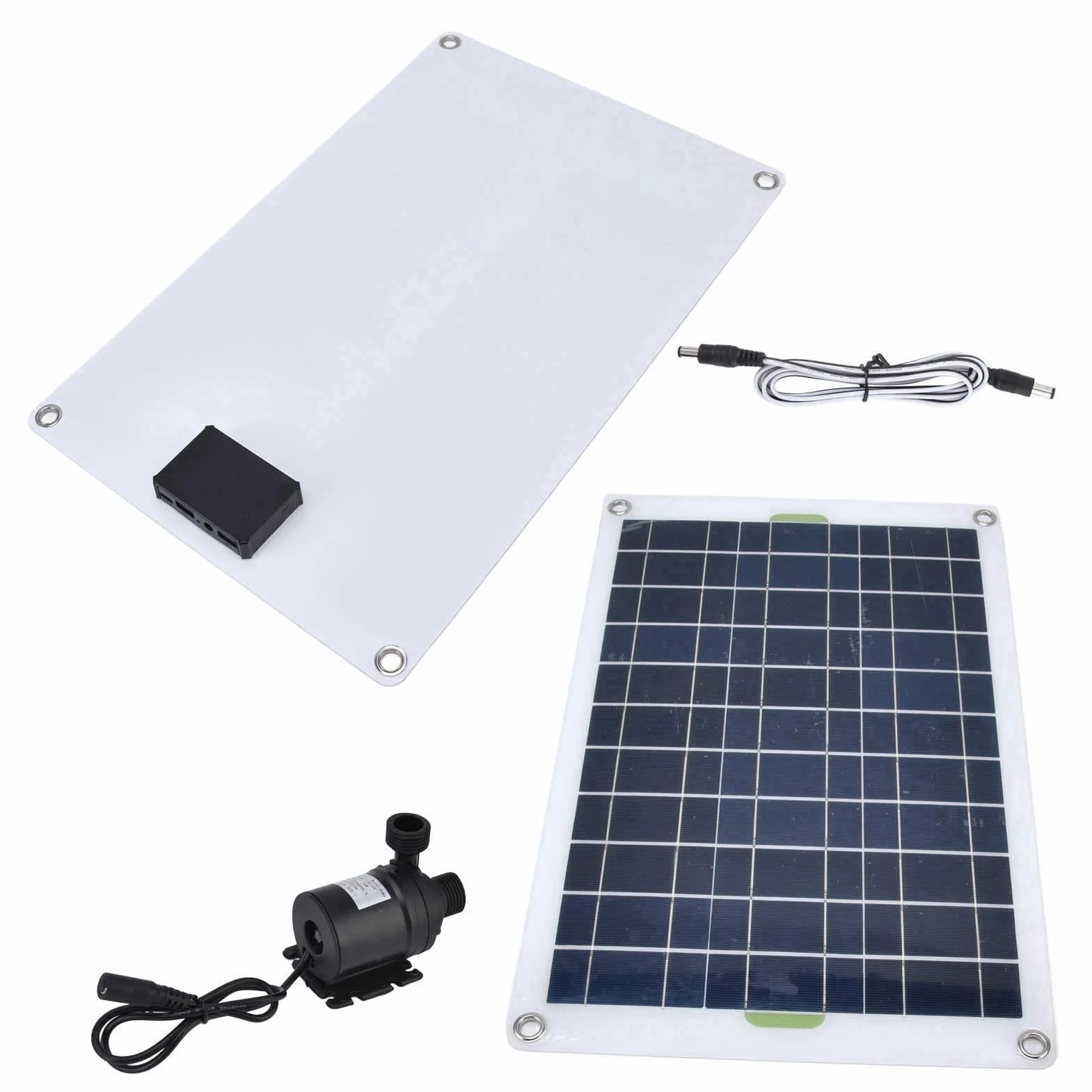 Zestaw solarnej pompy wodnej 12V 50W 800 l/h z panelem słonecznym do fontanny na zewnątrz