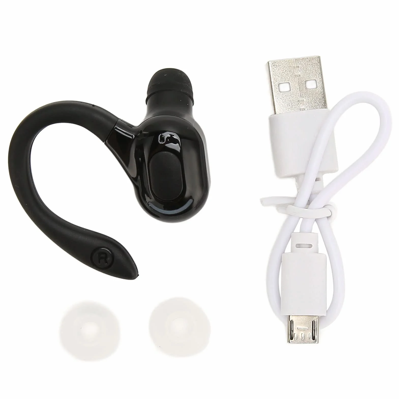 Monofoniczny Zestaw Słuchawkowy Bluetooth, Zestaw Głośnomówiący z Mikrofonem z redukcją Szumów, wodoodporność IPX4, Bezprzewodowa Słuchawka Stereo do Prowadzenia Biura Biznesowego