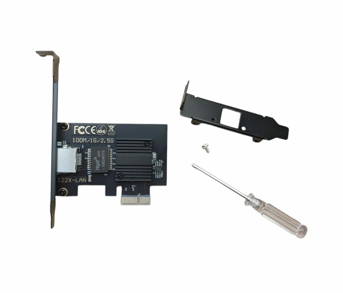 2,5 Gbit PCIe karta sieciowa Intel i226-V 2.5G LAN Ethernet Interface 2,5 Gbps RJ45