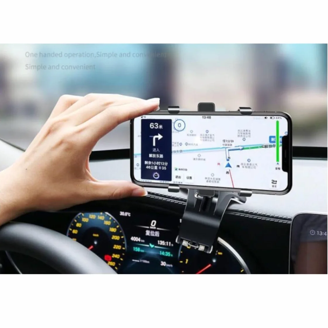 Uchwyt Telefon 360 stopni obrót pod wieloma kątami uchwyt samochodowy na telefon uniwersalny stojak smartfona komórkowy wspornik do montażu gps Do Samochodu(1pc)