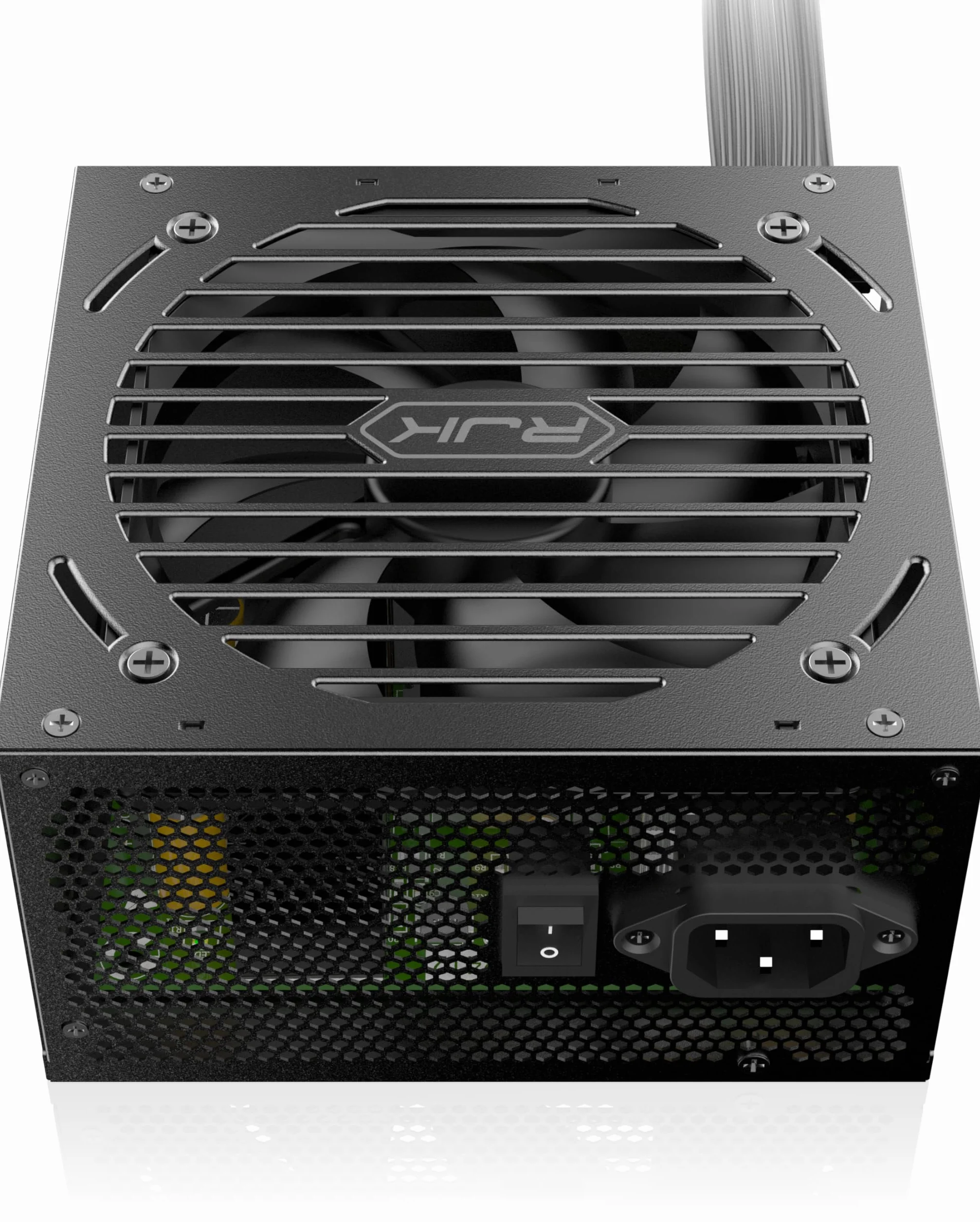 RAIJINTEK CRATOS Lite 850 W Black, 80 Plus Gold, ATX 3.1, niemodułowy zasilacz PC, PCIe 5.1 Ready, 120 mm Smart Fan, DC-to-DC, złącze 12 V-2 × 6, 5 lat