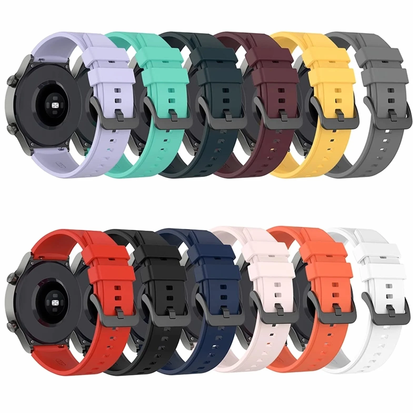Obejrzyj Oficjalny pasek 22 mm dla GT 2 GT2 Pro Oryginalne wymianę smartwatcha Pas Pasband/Teal/dla GT2 46mm