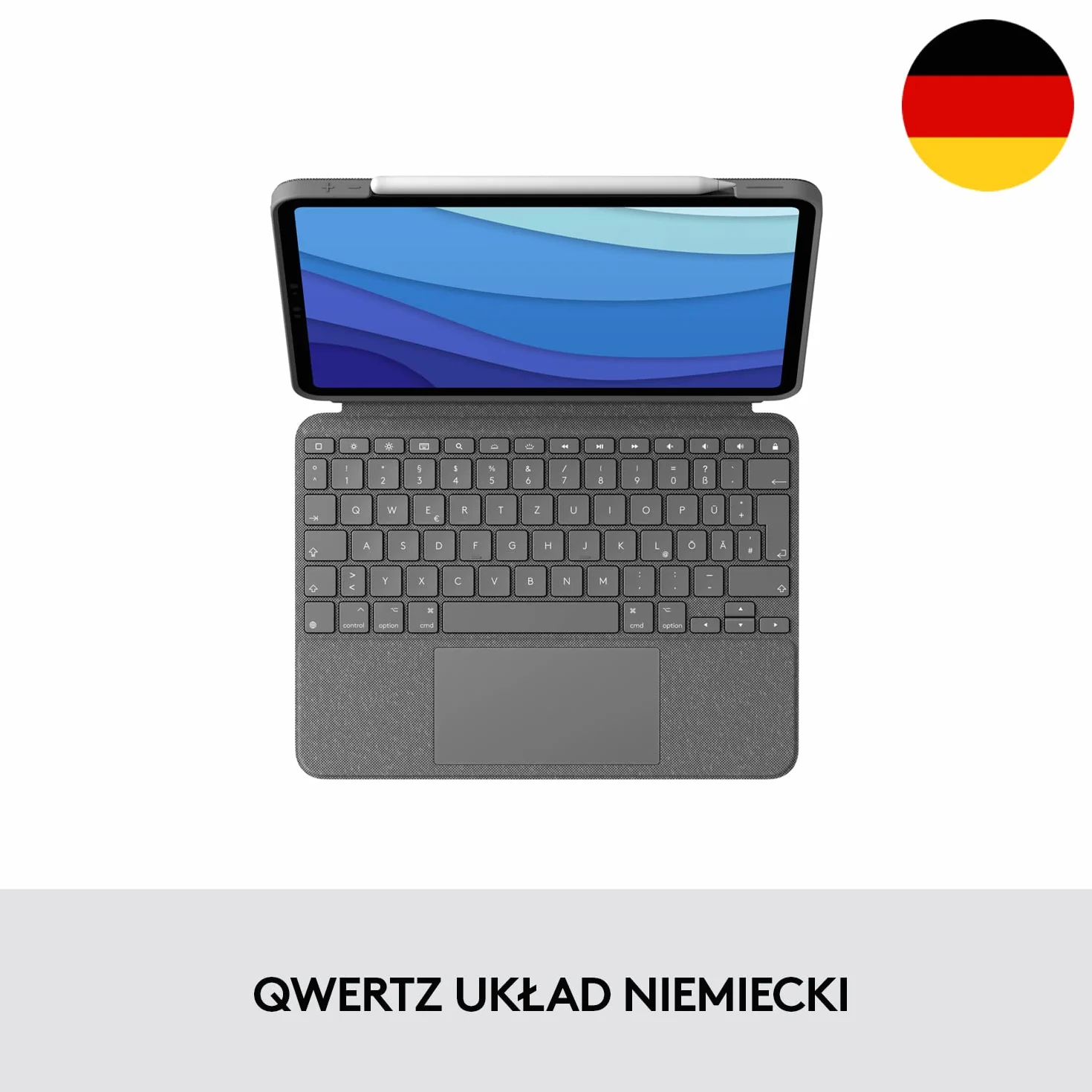 Logitech Combo Touch for iPad Pro 11-inch - DEU QWERTZ