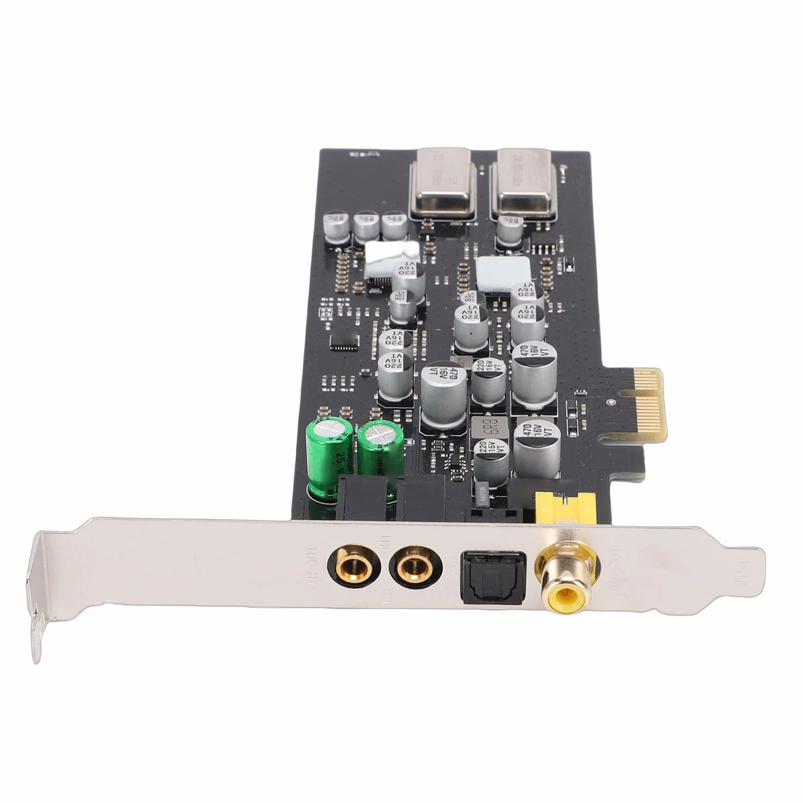 Luocute Karta Dźwiękowa PCIE, Profesjonalny Dźwięk HiFi z Dwoma Przetwornikami DAC i Sterownikami Słuchawek, Przetwornik Cyfrowo-analogowy ES9018K2M, Kontroler Główny CM108AH, Dźwięk