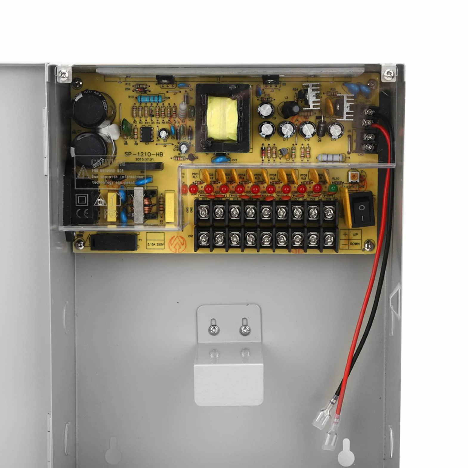 Kontrola Dostępu Zasilacz UPS Elektryczny i Elektryczny PWM 12V 10A z funkcją Opóźnionego Wyłączania