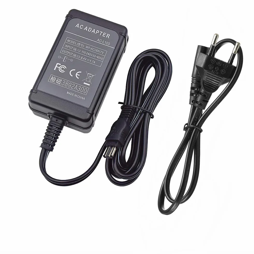 Zasilacz AC-L100 zasilacz AC-L100 ładowarka zastępcza do Sony AC-L100 AC-L15 AC-L10 AC-15A AC-L10A kamera do telefonu komórkowego DCR-TRV MVC-FD DSC-S30 DSC-F707 DSC-F717 DSC-F828
