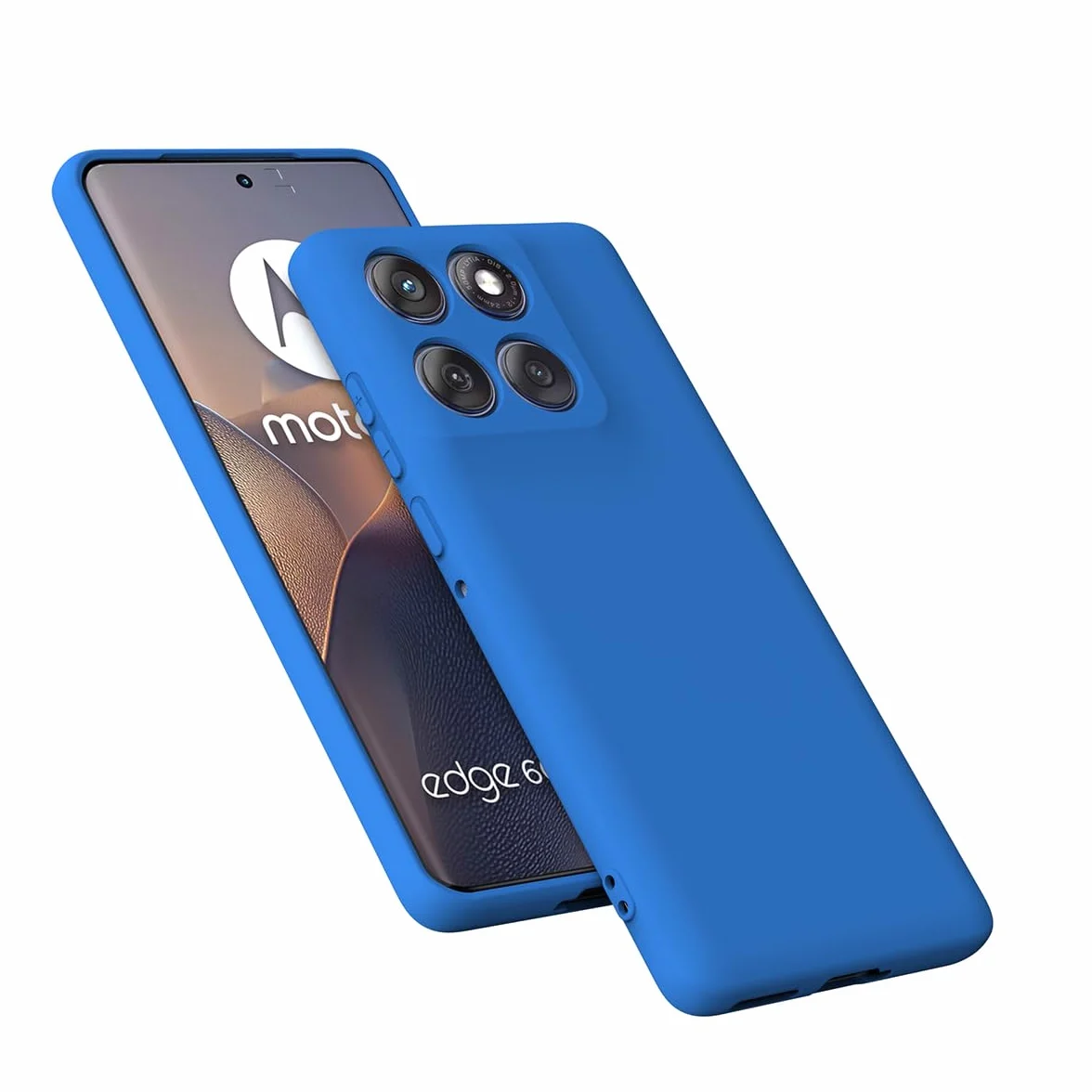 Etui Bumper do Motorola Edge 60 Pro/Moto Edge 60 Pro, pokrowiec ochronny przeciw odciskom palców, odporny na wstrząsy miękki pokrowiec na telefon odporny na wstrząsy i łatwy do czyszczenia