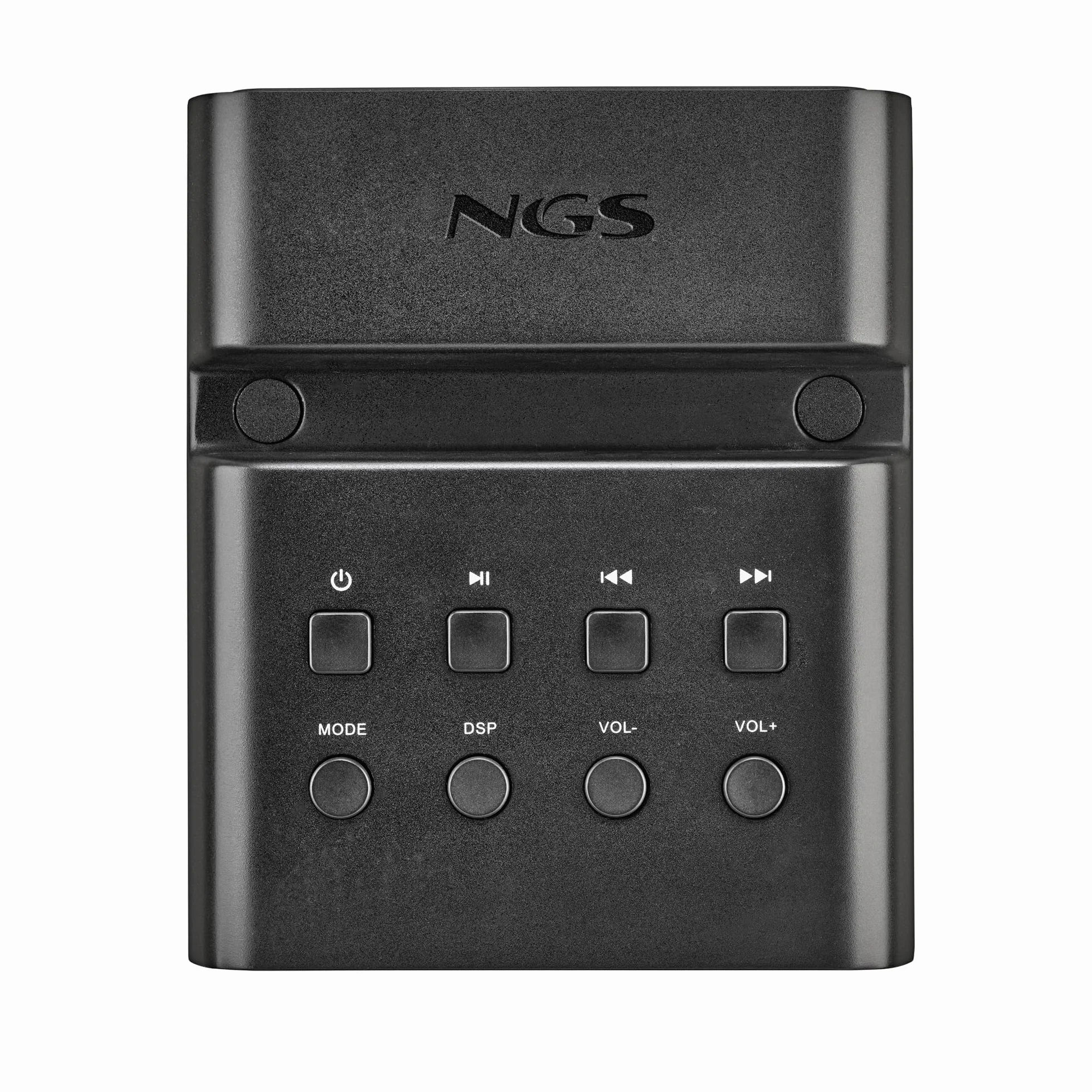 NGS Sky Charm Pro 50 W wieża dźwiękowa z Bluetooth 5.4, optyczna, USB, AUX-IN, radio FM, funkcja nadawania, mikrofon do karaoke, pilot zdalnego sterowania, czarny