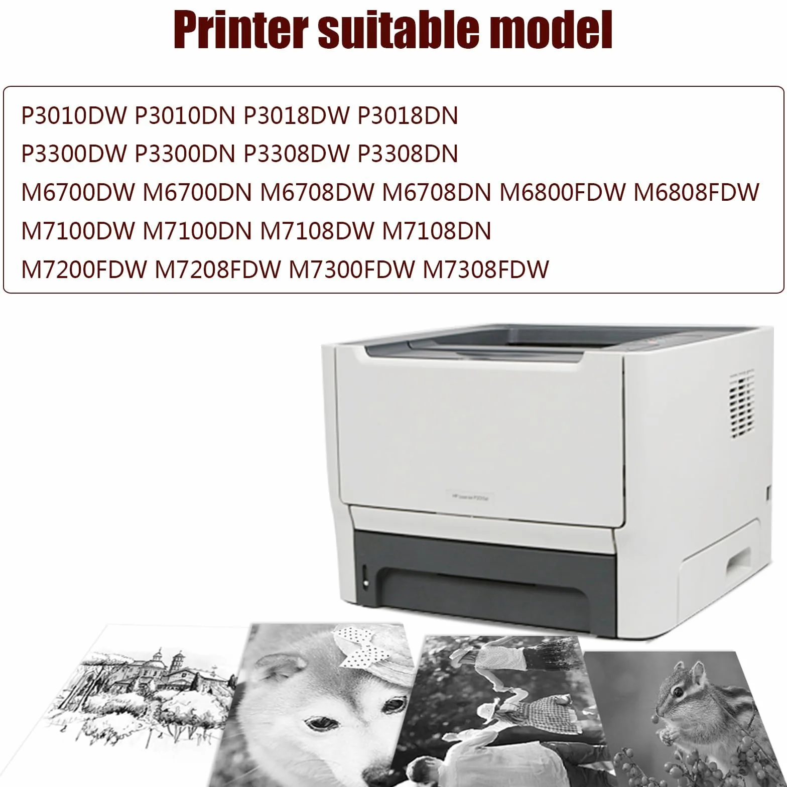 NoahArk Kompatybilny z TL-410X (TL-410 TL-410H) Kaseta z tonerem do P3010DW P3010DN M7100DW M7100DN M7100DN P3300DW P3300DN M6708DW M6708DN M71108DN M6808FDW M7108DN M7708DN (2 czarne)