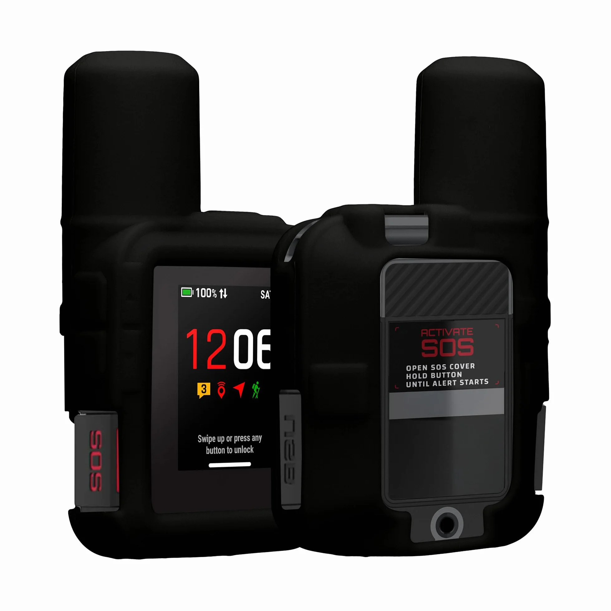 kwmobile Etui ochronne do Garmin inReach Mini 3 / Mini 3 Plus, czarny, Pokrowiec na GPS