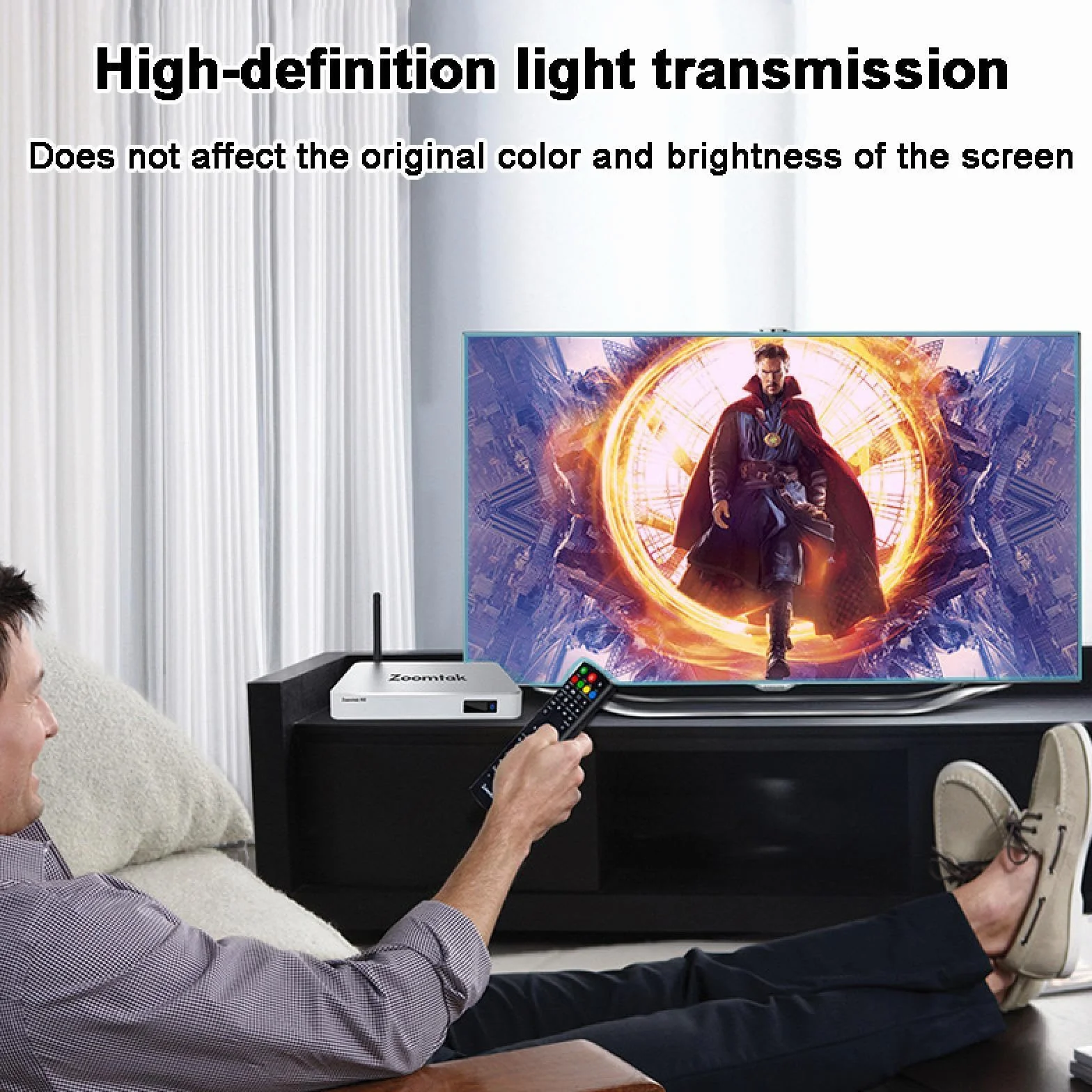 Ochraniacz ekranu do 43-calowego telewizora Pet Anti-Blue Light Film Matowa HD Led Smart TV Monitor Odporna na zarysowania folia