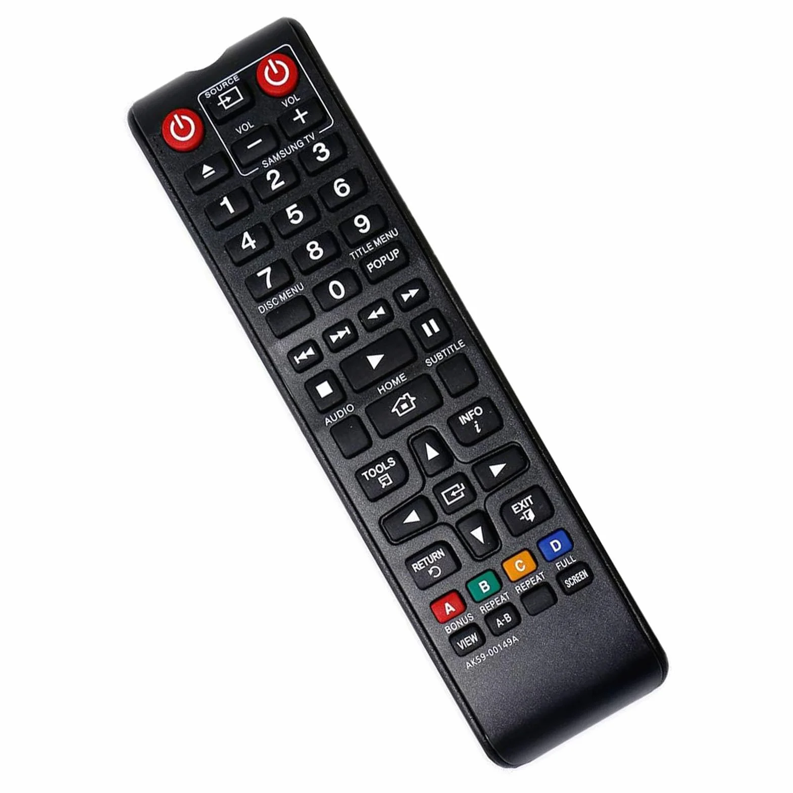 ALLIMITY AK59-00149A Zamiennik pilota do SAMSUNG BLU-RAY BD-E5200 BD-E5300 BD-E5500 BD-F5100 BD-F5500 BD-H5500 BD-H5900 BD-J4500 BD-J5500 BD-J5700 0 BD-JM 5900 BD-JM57C TM1241
