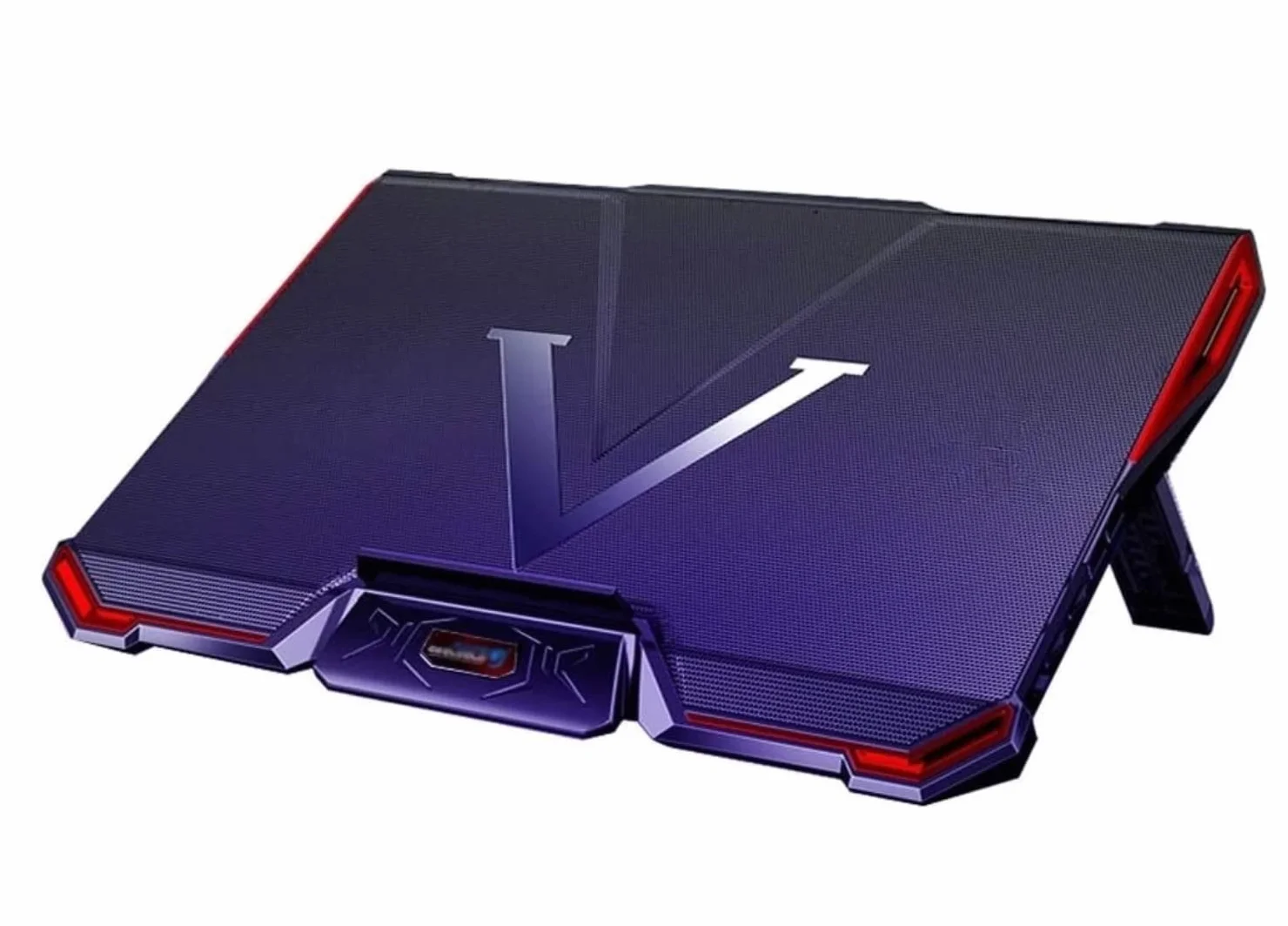 Chłodziarka Laptopa Podkładka Chłodząca Do Laptopa Regulowana Wysokość Podwójny Port USB Laptopów 12-17 Cali -5 Ultra Cichych Wentylatorów O Wysokiej Wydajności Stojak
