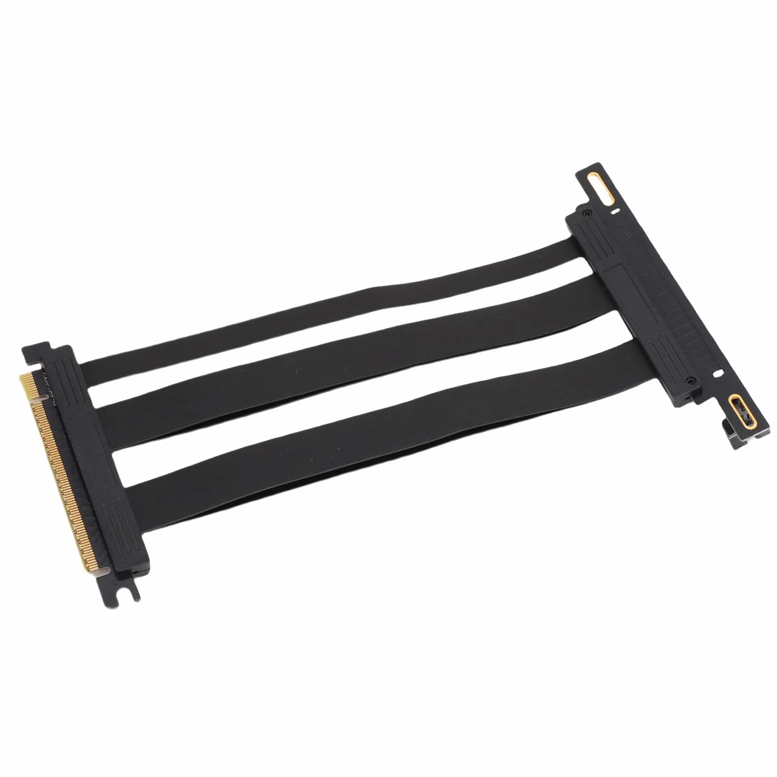 Kąt Kątowy PCIE 5.0 X16 Kabel, Strata Przeciwgiężna -Pllug i Play PCIE 5.0 X16 Kabel Pionowy do Materiałów Komputerowych (20 cm)
