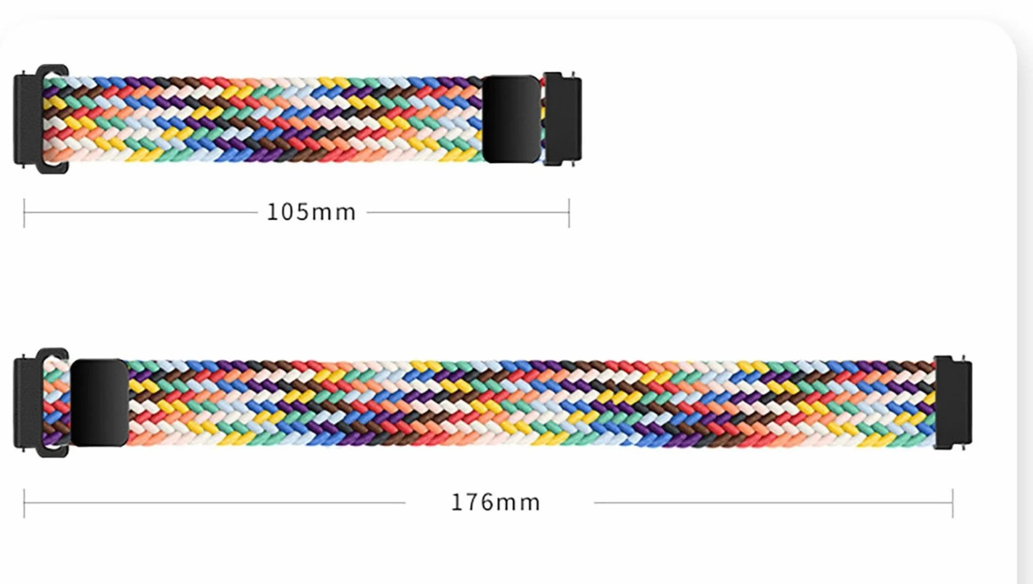 GIOPUEY Paski kompatybilne z Garmin Lily 2, miękki nylonowy tkany pasek [unisex] [Oddychający]