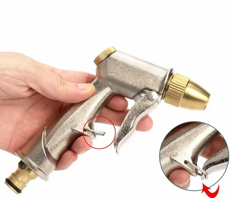 Metalowy pistolet natryskowy z 4 trybami wysokociśnieniowa dysza wodna