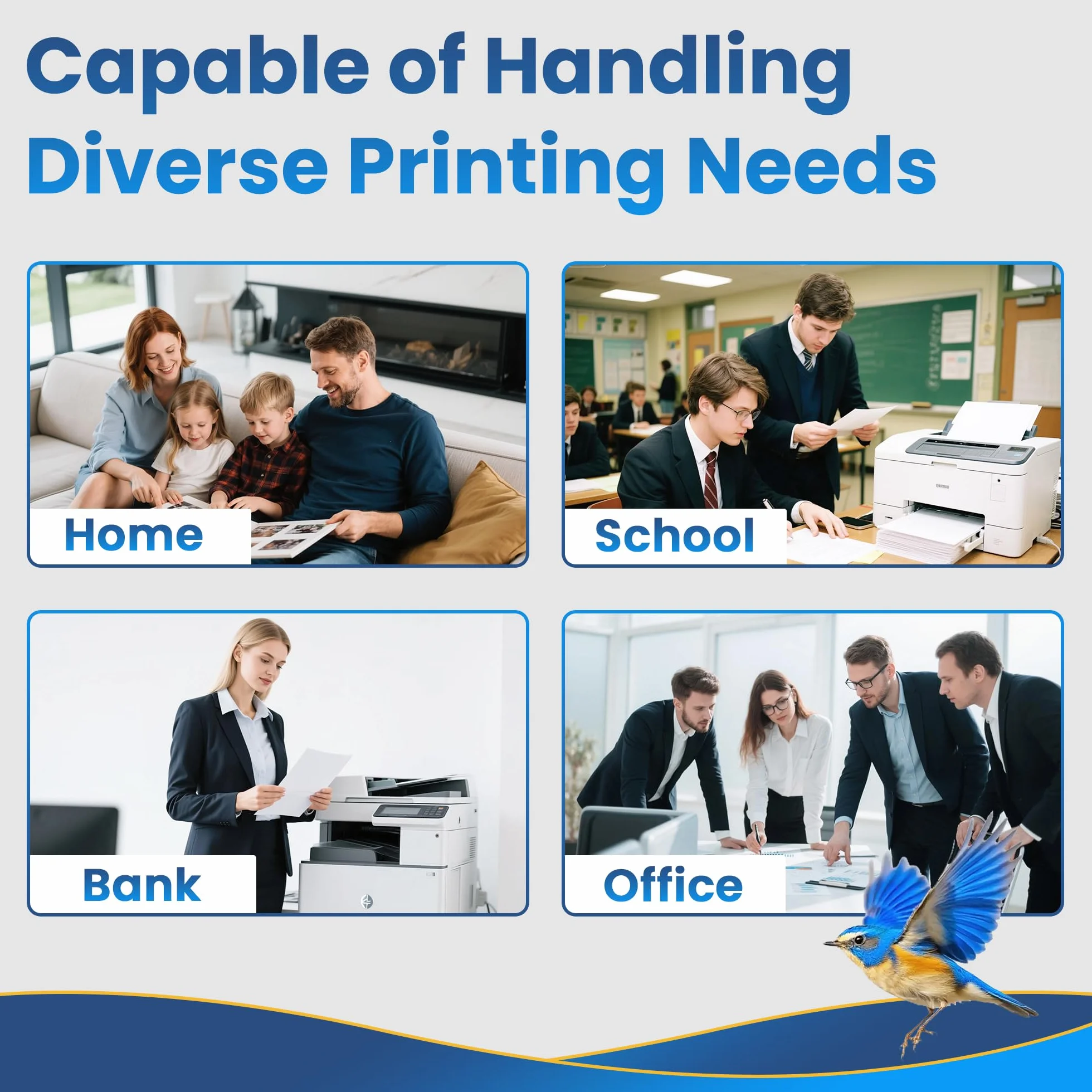 TN247 TN243 kompatybilny jako zamiennik tonera Brother TN-243CMYK TN247 do MFC-L3750CDW HL-L3210CW DCP-L3550CDW HL-L3230CDW MFC-L3770CDW MFCL3750CDW (2 czarny , cyjan, żółty, magenta)