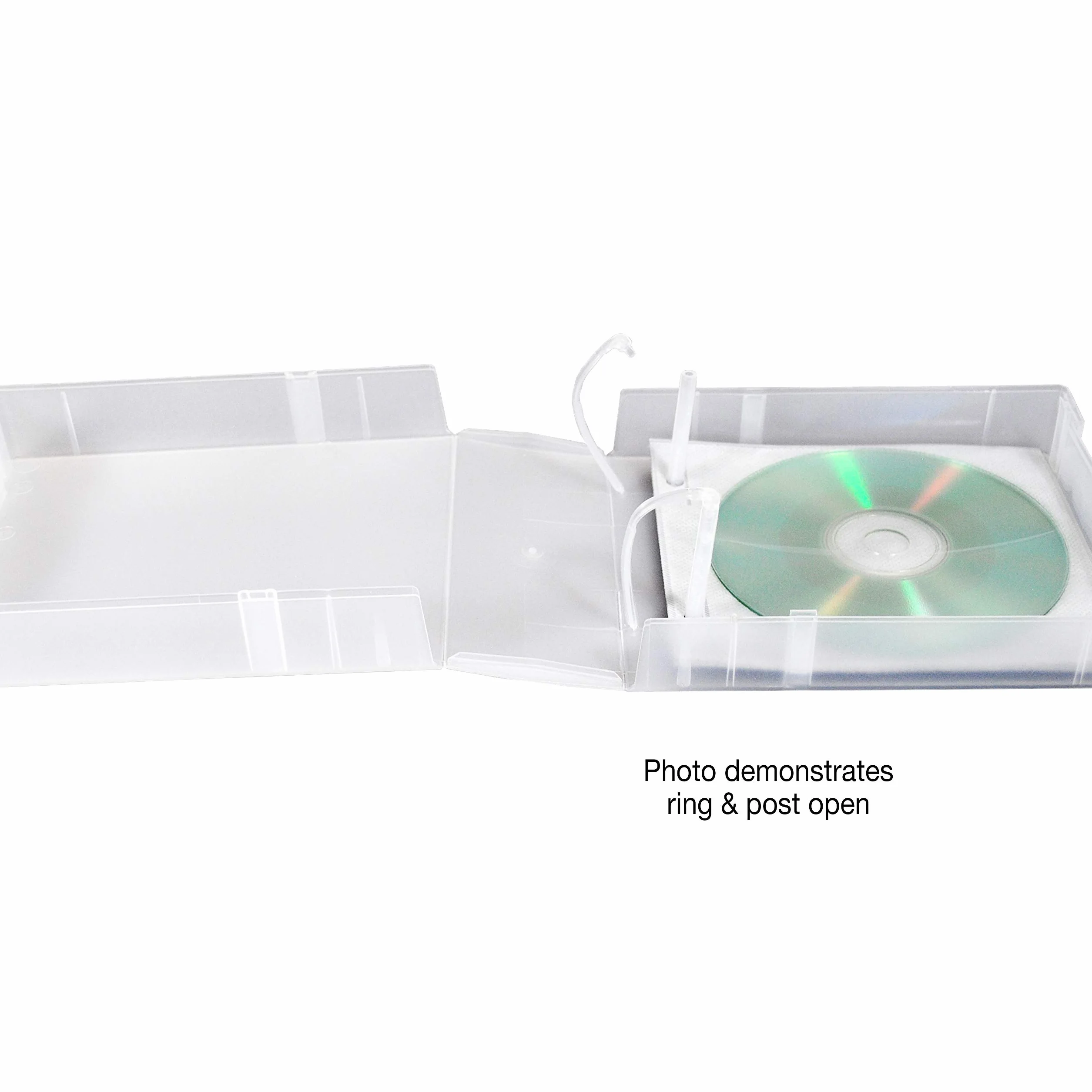 Unikeep Disc 20 CD/DVD Wallet (przezroczysty) ze stronami - zestaw 3 szt