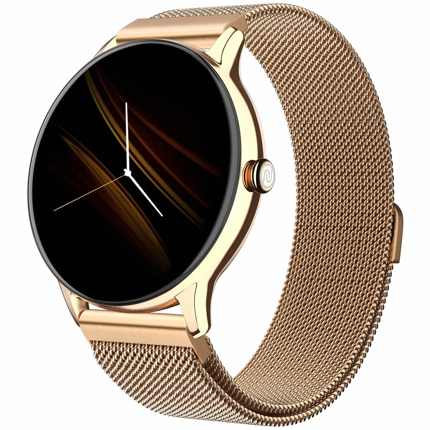Noise Twist Go Smartwatch z okrągłą tarczą z połączeniami BT, wyświetlacz 3.5 cm, metalowa konstrukcja, 100+ tarcz zegarka, IP68, monitor aktywności, oksymetr (SpO2), śledzenie snu, 100+ trybów