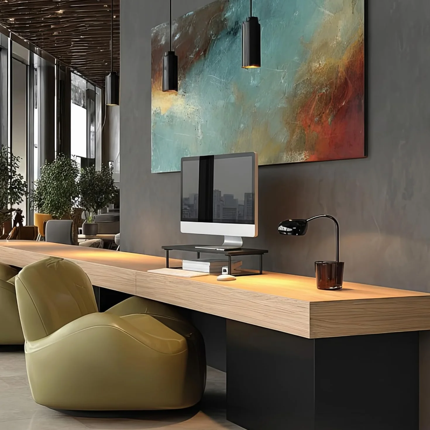 Maclean MC-933 Ergonomiczna Podstawka pod Monitor Czy Laptopa o Powierzchni 50x26 cm, Profesjonalny Stolik na Monitor Tworząc Wygodne i Zdrowe Środowisko Pracy, Elegancki Stolik na Ekran do 20 kg