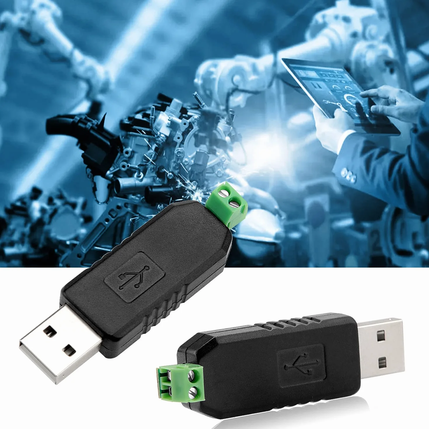 VooGenzek 3 Sztuk USB do RS485 konwerter Adapter, obsługuje Win7 XP Vista Linux Mac OS