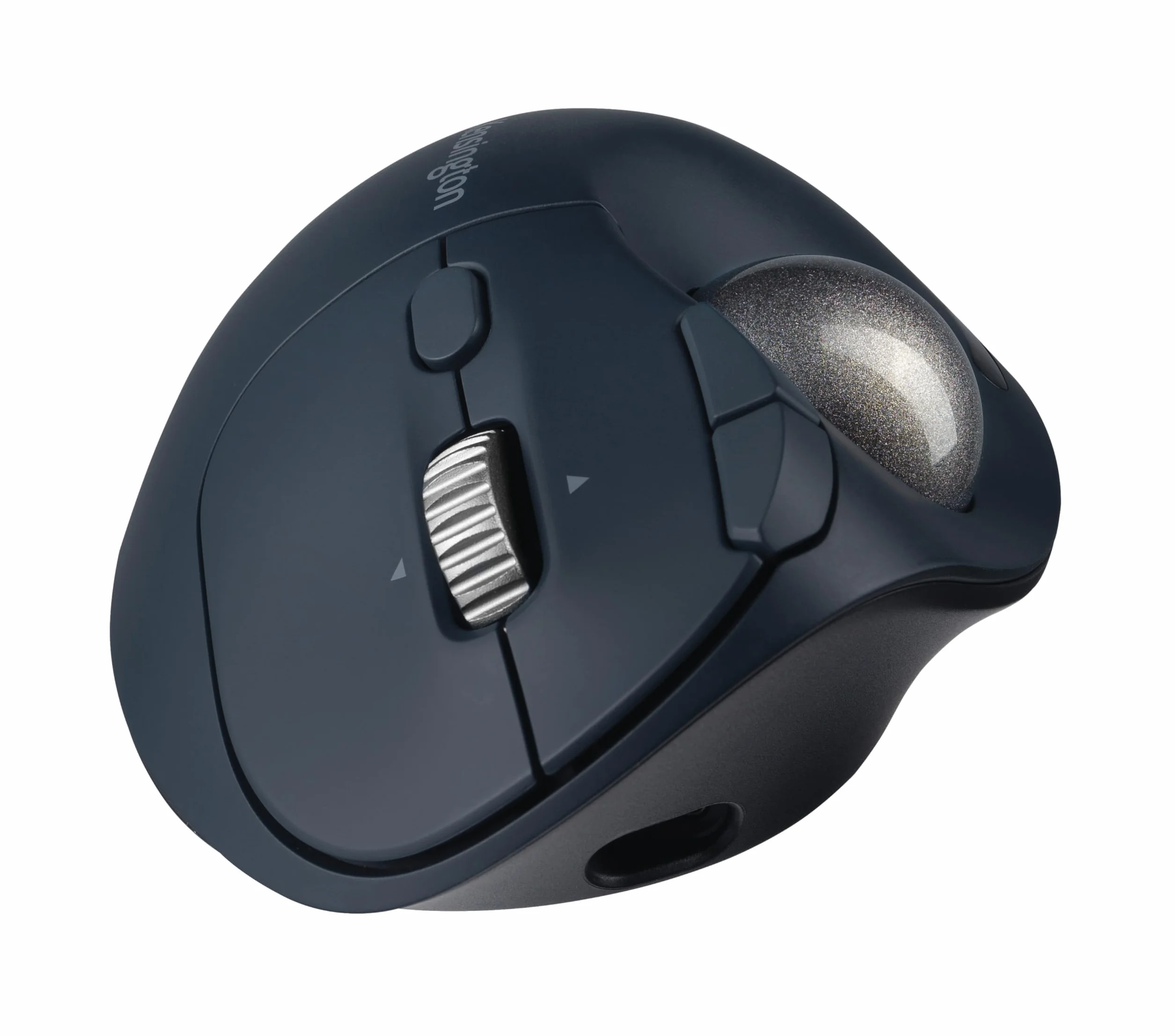 Kensington Trackball Pro Fit Ergo TB550 Bluetooth 2.4 GHz, Ergonomiczna Mysz, 34 mm, Obsługiwany Kciukiem, Pokrętło 4D, 51% Plastiku z Recyklingu (K72196WW)