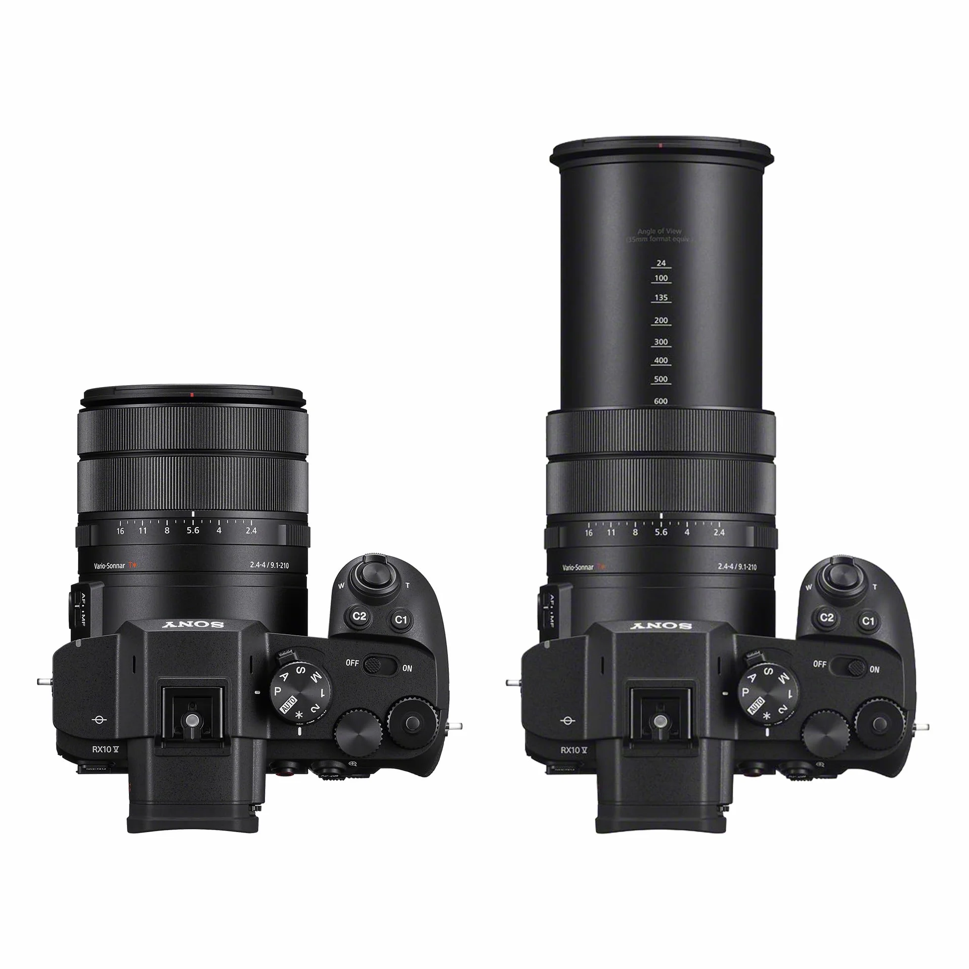 Sony RX10 V Aparat z dużym zoomem 24–600 mm, autofokusem z rozpoznawaniem obiektów w czasie rzeczywistym, matrycą 20,1 MP i trybem zdjęć seryjnych 30 kl./s bez zaciemniania ekranu