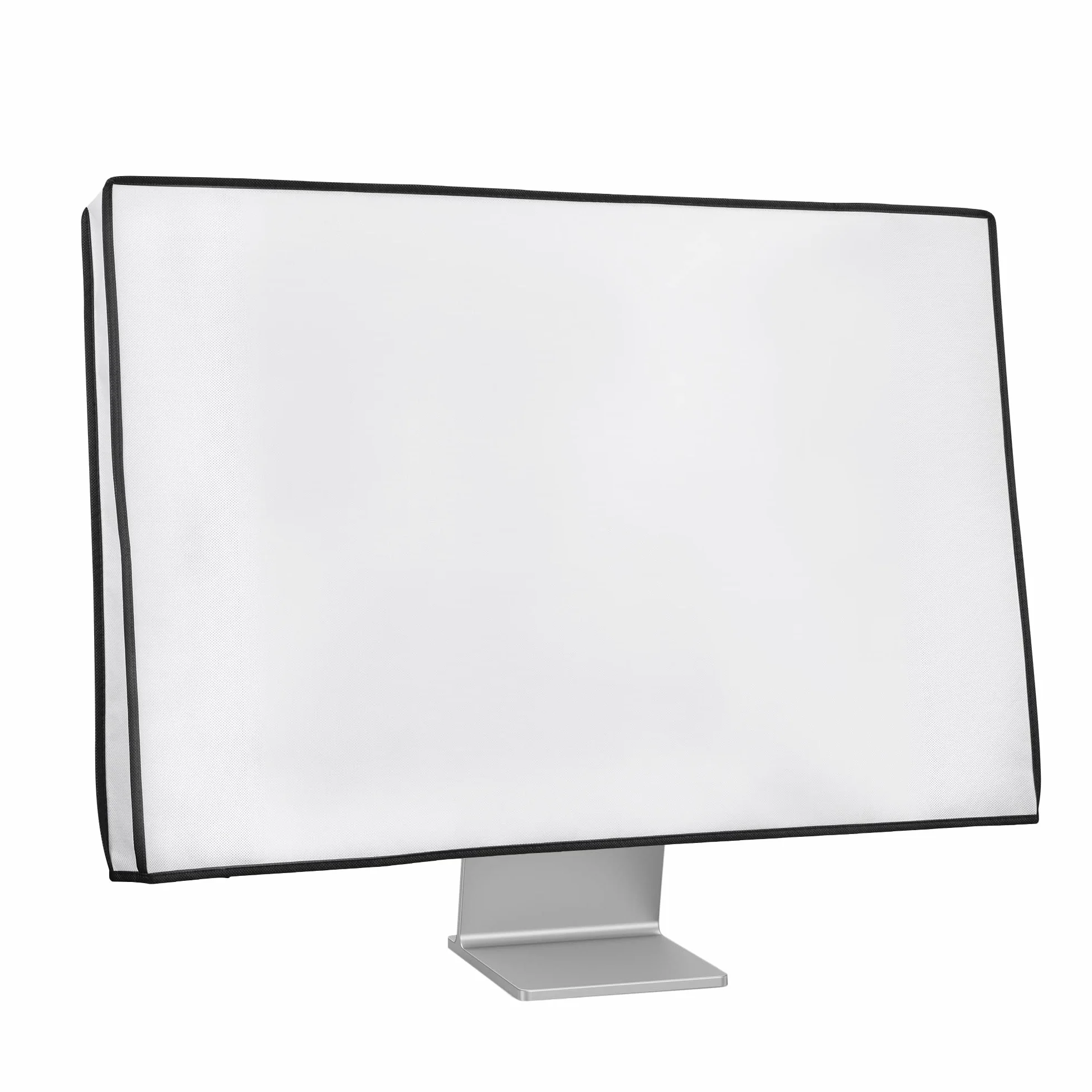 kwmobile Pokrowiec na ekran komputera kompatybilny z monitor 31-32" - Pokrowiec na ekran PC - Biały