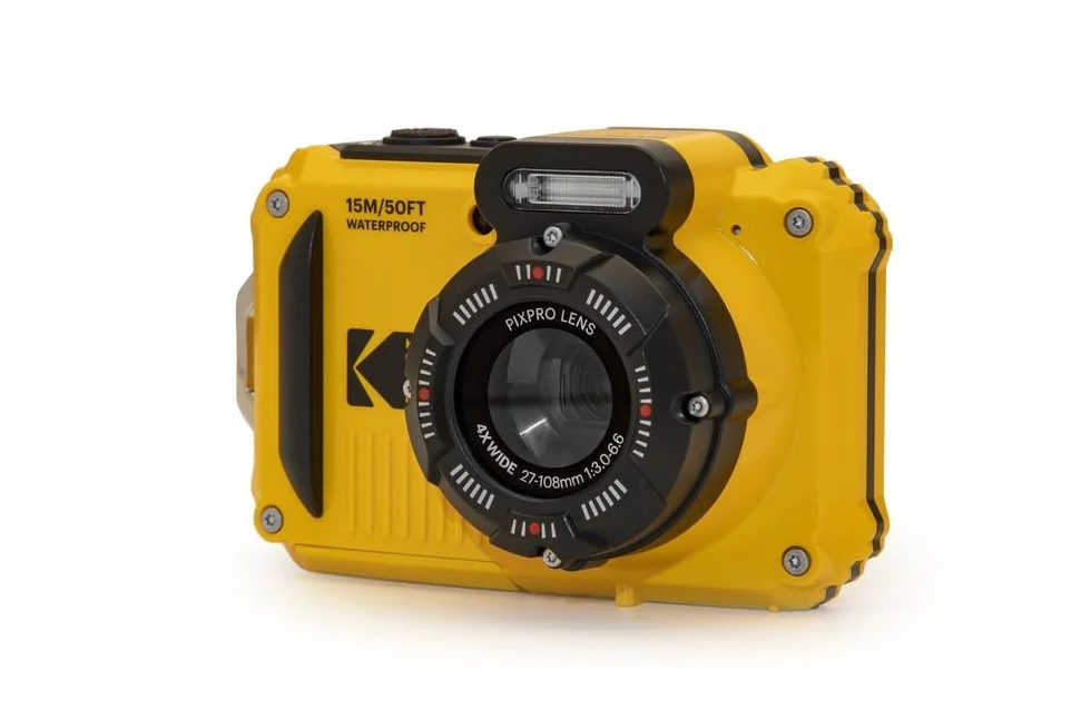 Kodak Pixpro WPZ2 Aparat Fotograficzny, Żółty/Czarny, 16 MP