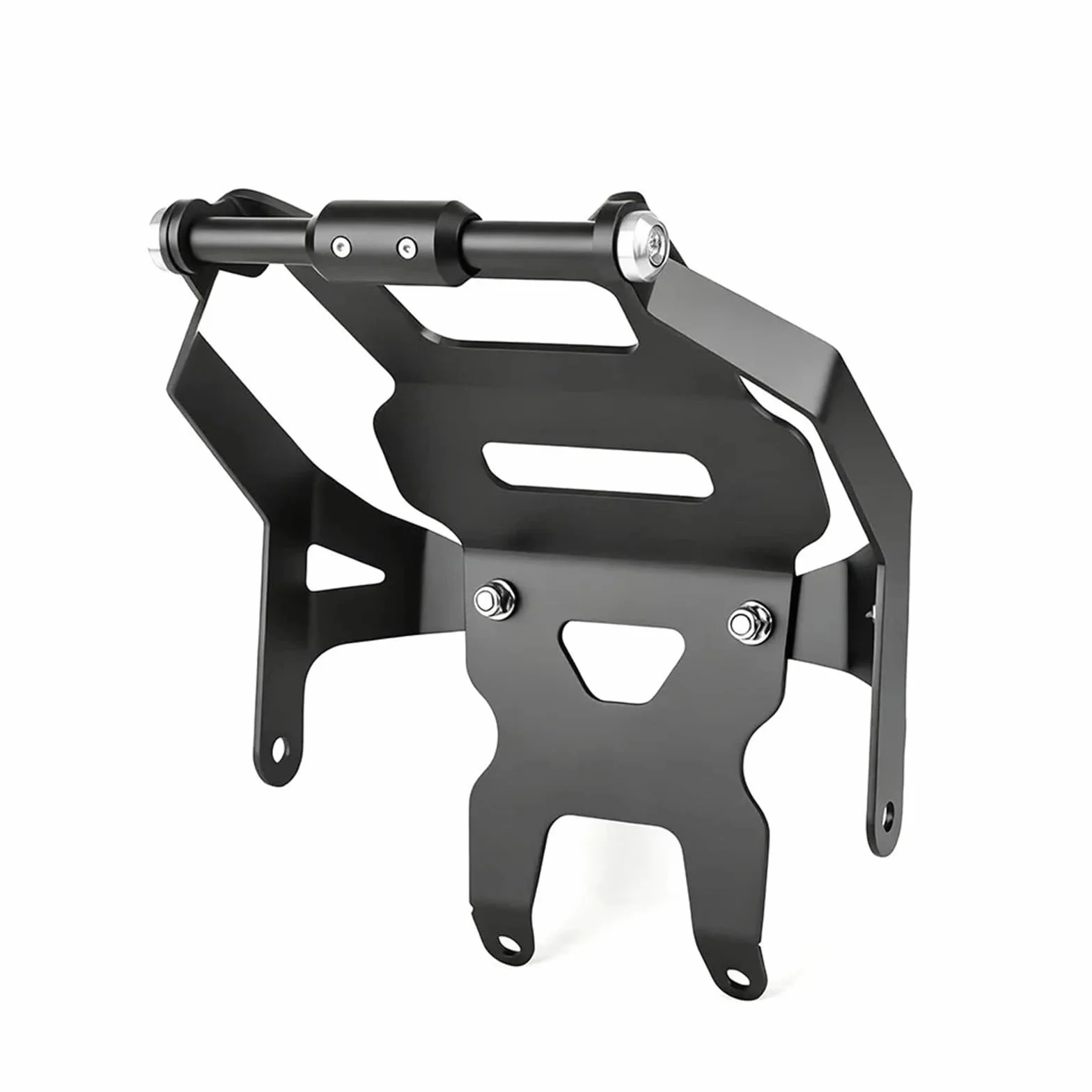 Motocyklowy uchwyt nawigacyjny GPS Uchwyt na nawigację motocyklową, czarne części, uchwyt na nawigację GPS, pasuje do Hondy XADV 750 2021-(Silver)