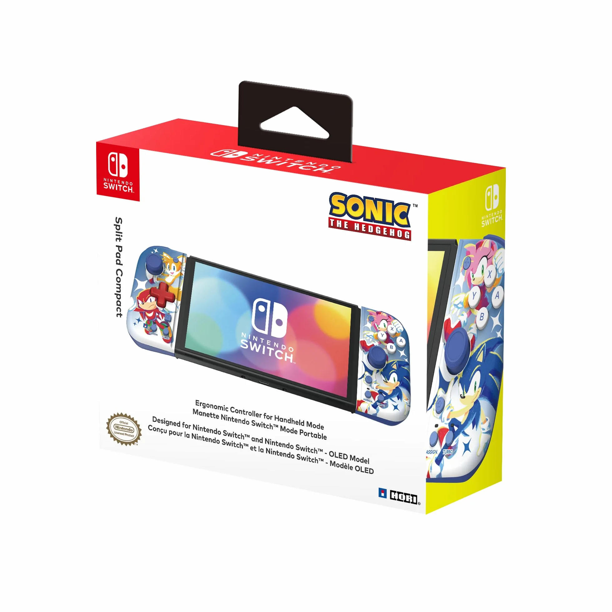 HORI Kompaktowy przełącznik Split Pad - Sonic