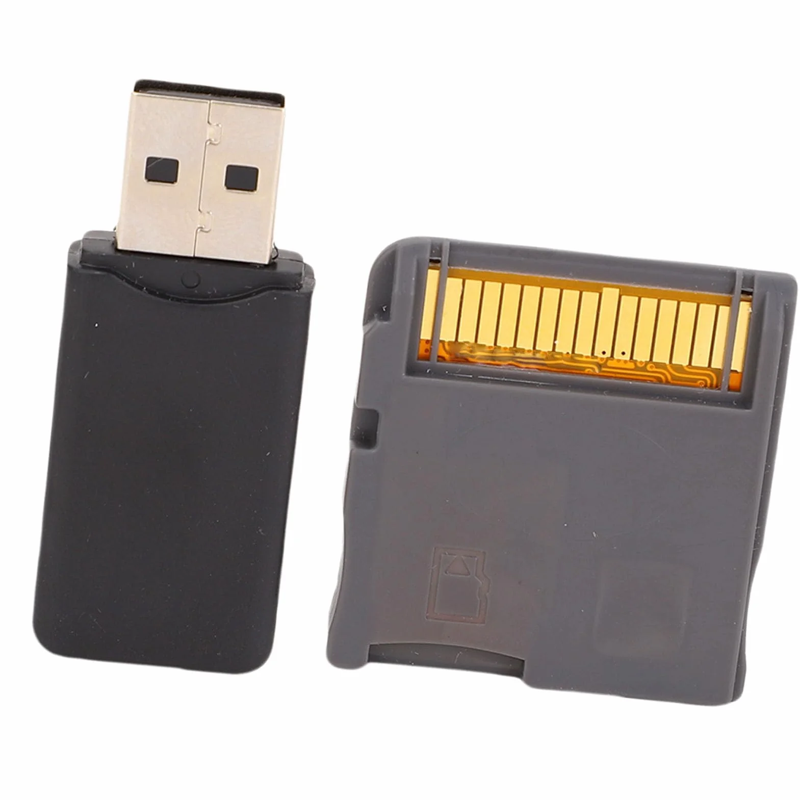 Ejoyous 2025 R4 Karta Pamięci do Gier Wideo Karta ASIC Chip Flash z Czytnikiem Kart dla NDS, NDSL, NDSI, NDSI XL, 2DS, 3DS, 3DS Nowy 2DS XL (SILVER)