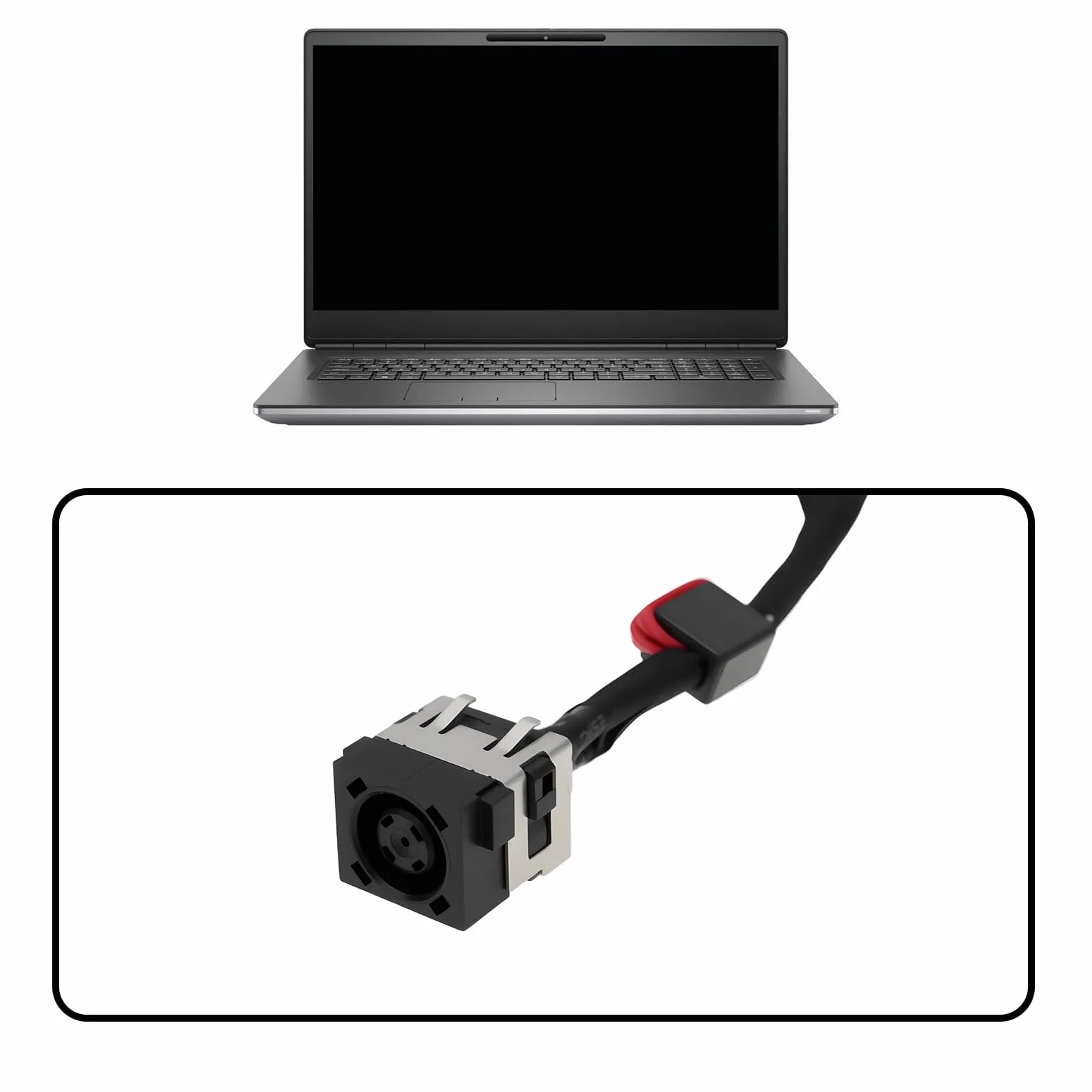 Kabel do ładowania DC Jack 0545MJ DC301017800 kompatybilny z Dell Precision 7750 7760