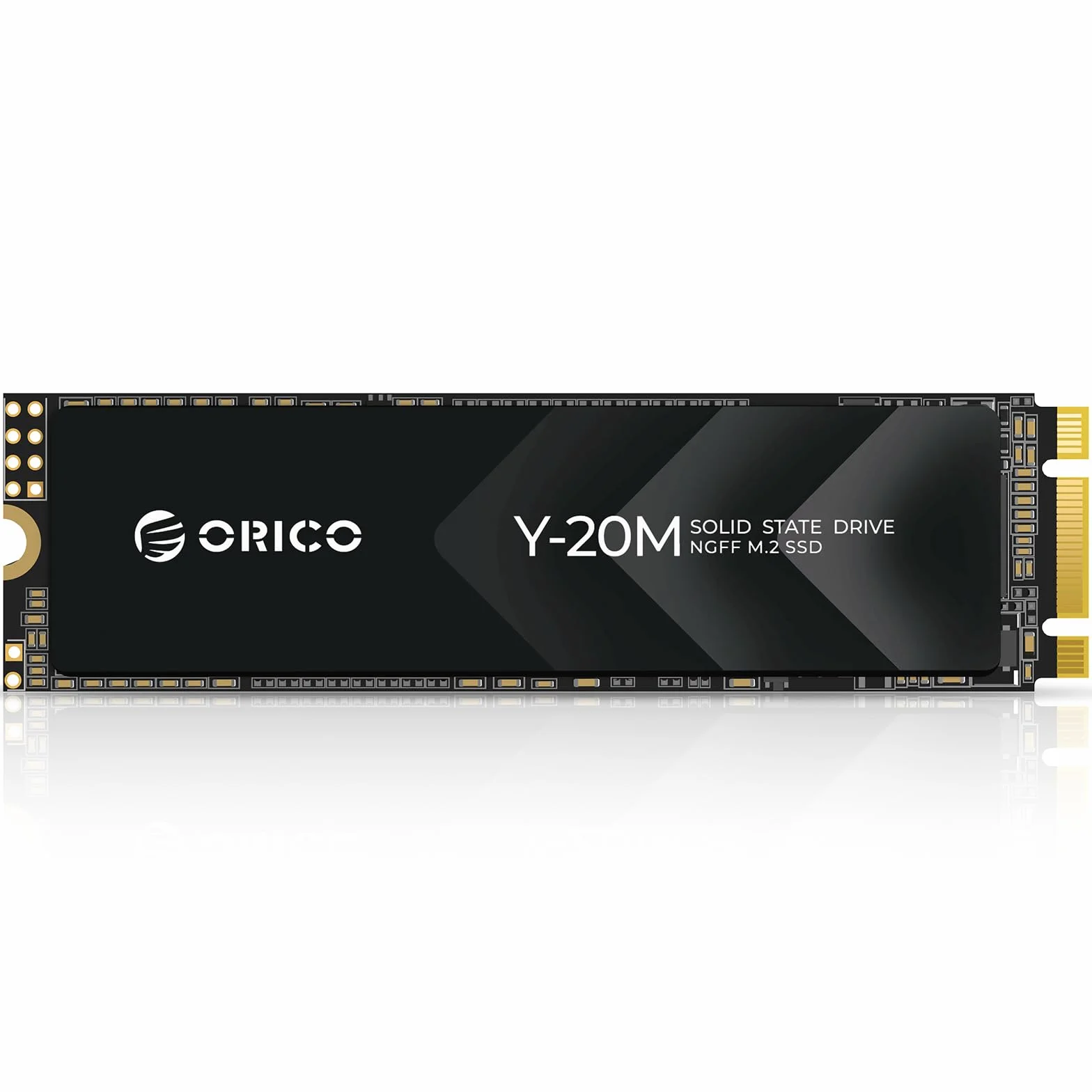 ORICO 512 GB M.2 2280 SATA SSD, SATA III 6 GB/s M2 SSD z kluczem B+M, wewnętrzny dysk półprzewodnikowy 500 MB/s do komputerów stacjonarnych/laptopów - Y20M