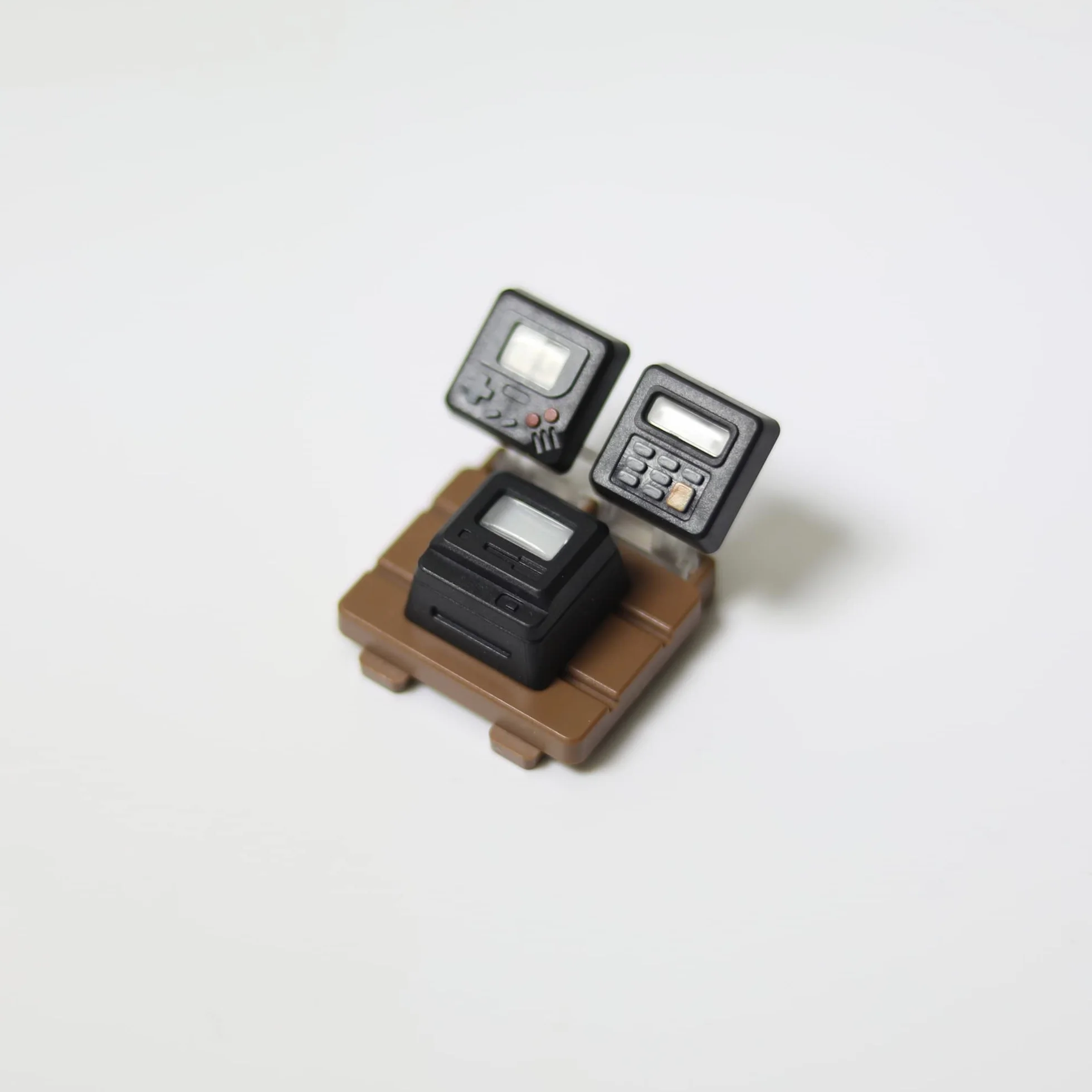 Błyszczący klawisz 3D ESC R4 do klawiatury mechanicznej, retro mini podkładka do gier (czarny)