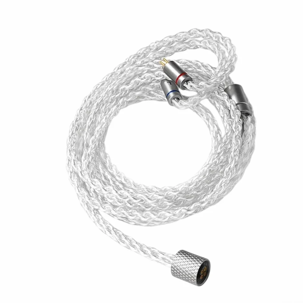 Kabel audio typu C, 3,5 mm, 4,4 mm, męski na męski, posrebrzany drut miedziany o wysokiej czystości, do słuchawek, smartfonów, 1,2 m (2 w 1)